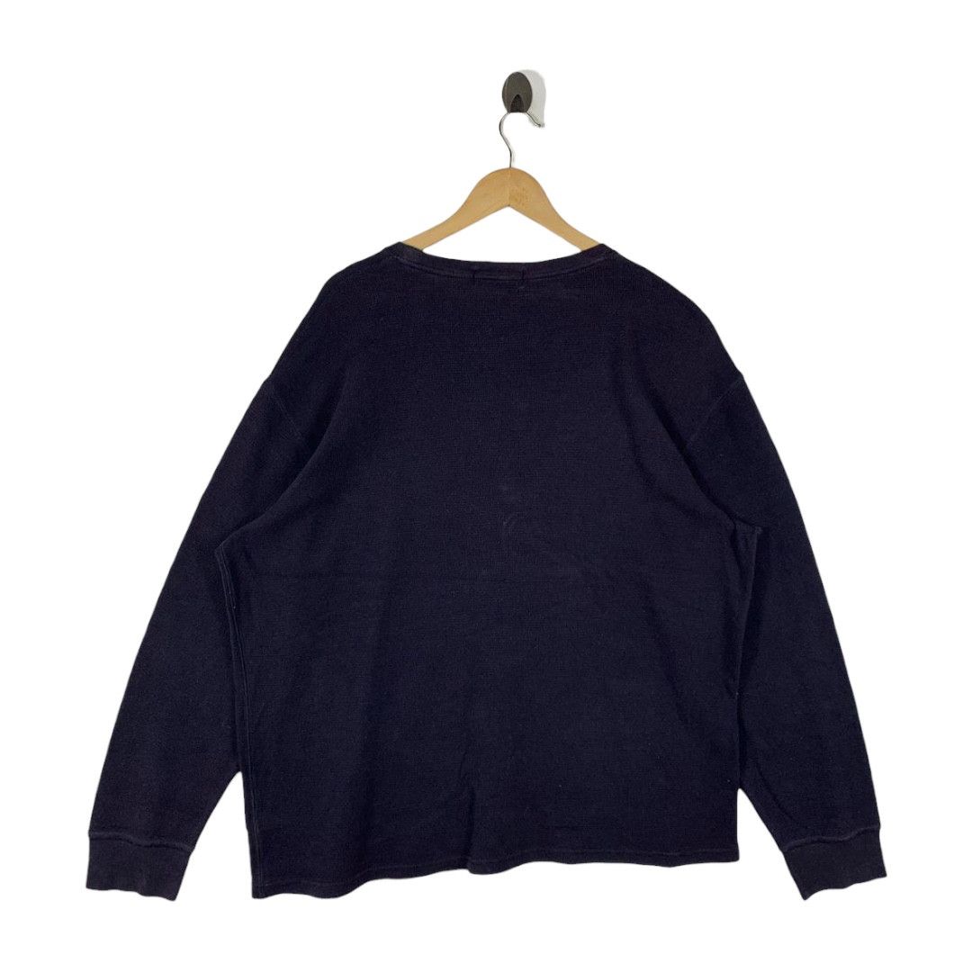Polo Ralph Lauren Polo Ralph Lauren Waffle Knit Thermal Long Sleeve Shirt Size US XXL / EU 58 / 5 - 4 Thumbnail
