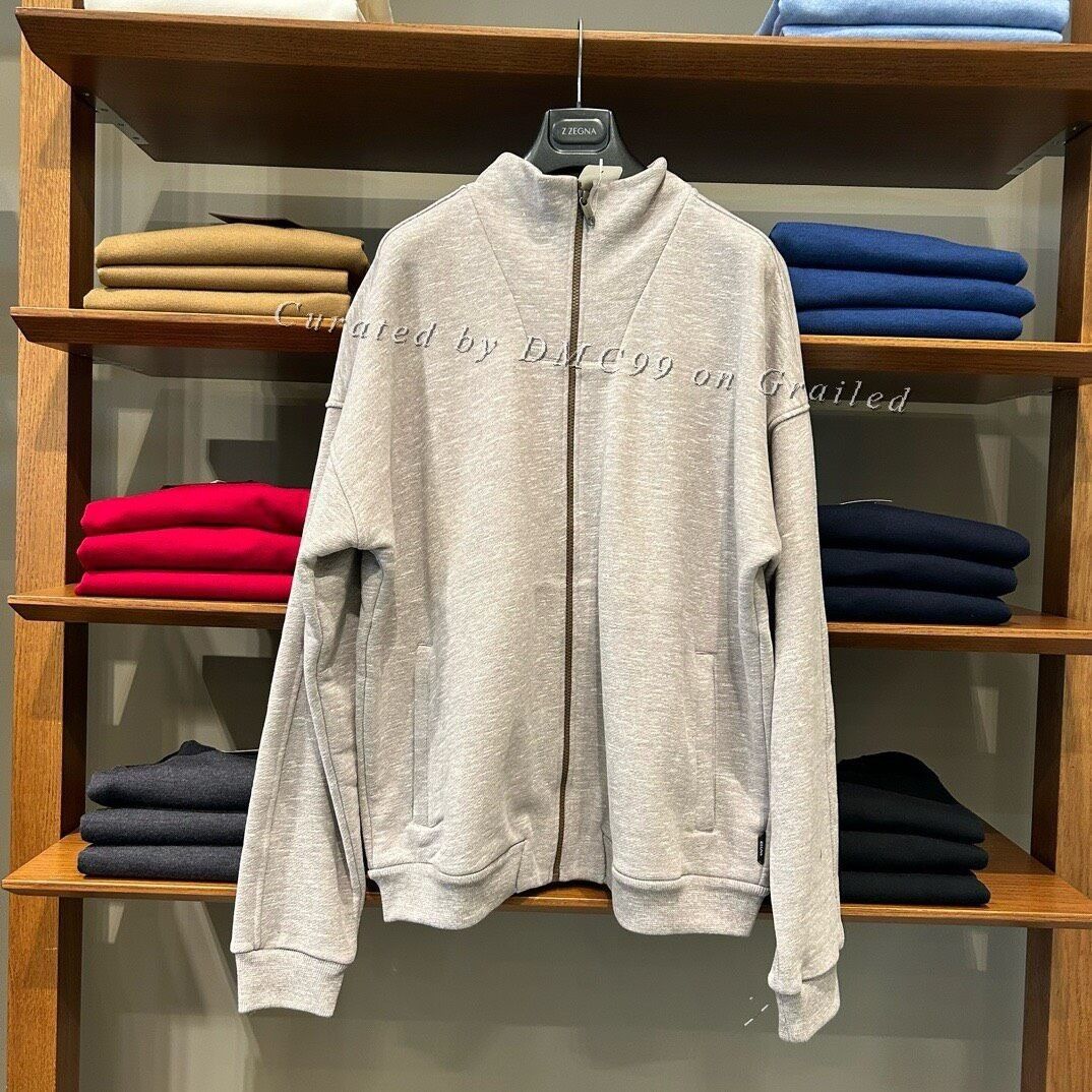 Z Zegna Z Zegna Thick Zip-Up Sweatshirt Jacket Size US L / EU 52-54 / 3 - 1 Thumbnail