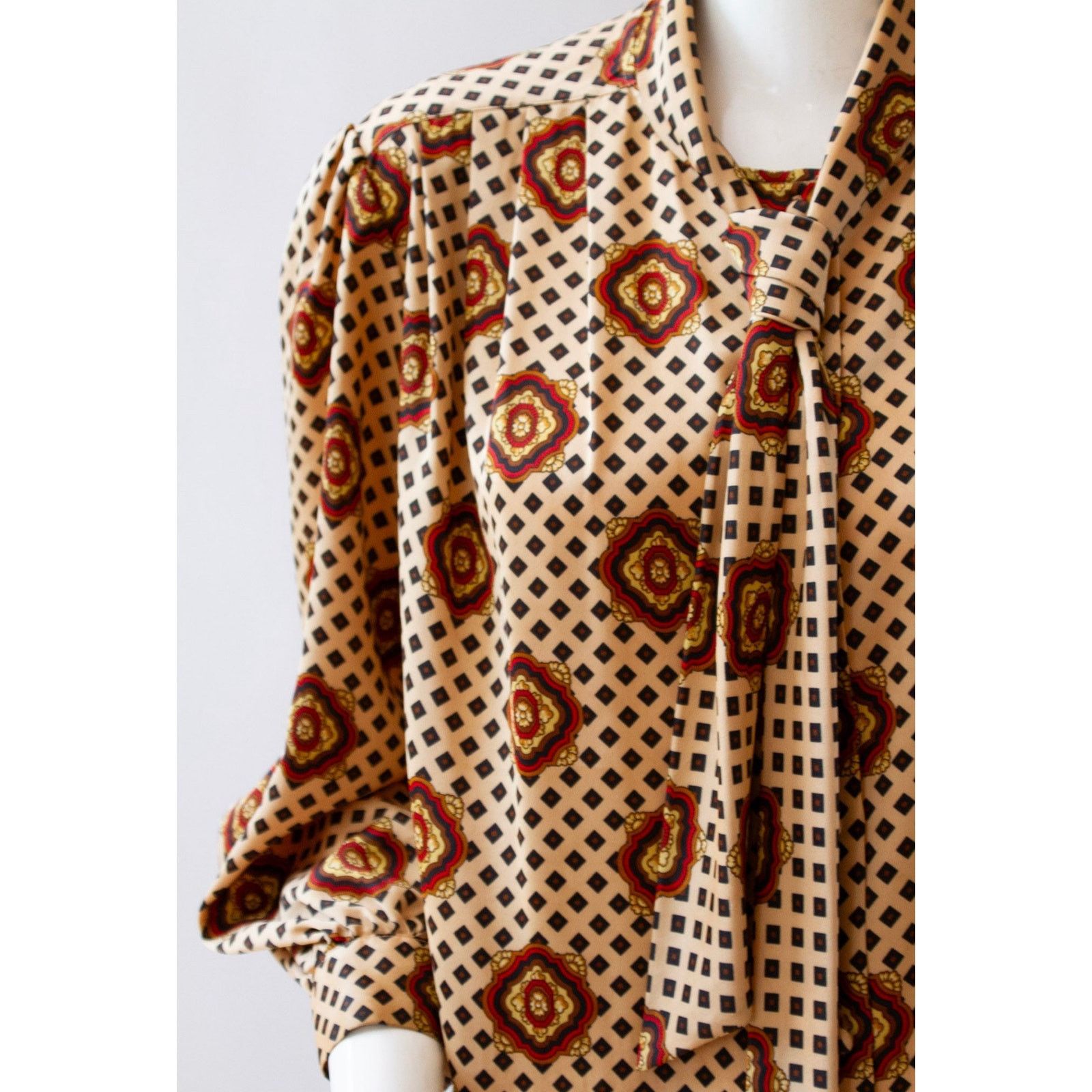 Other Koret Career Paisley Patterned Print Blouse - Size 20W/40 Size 3XL / US 20-22 - 7 Thumbnail