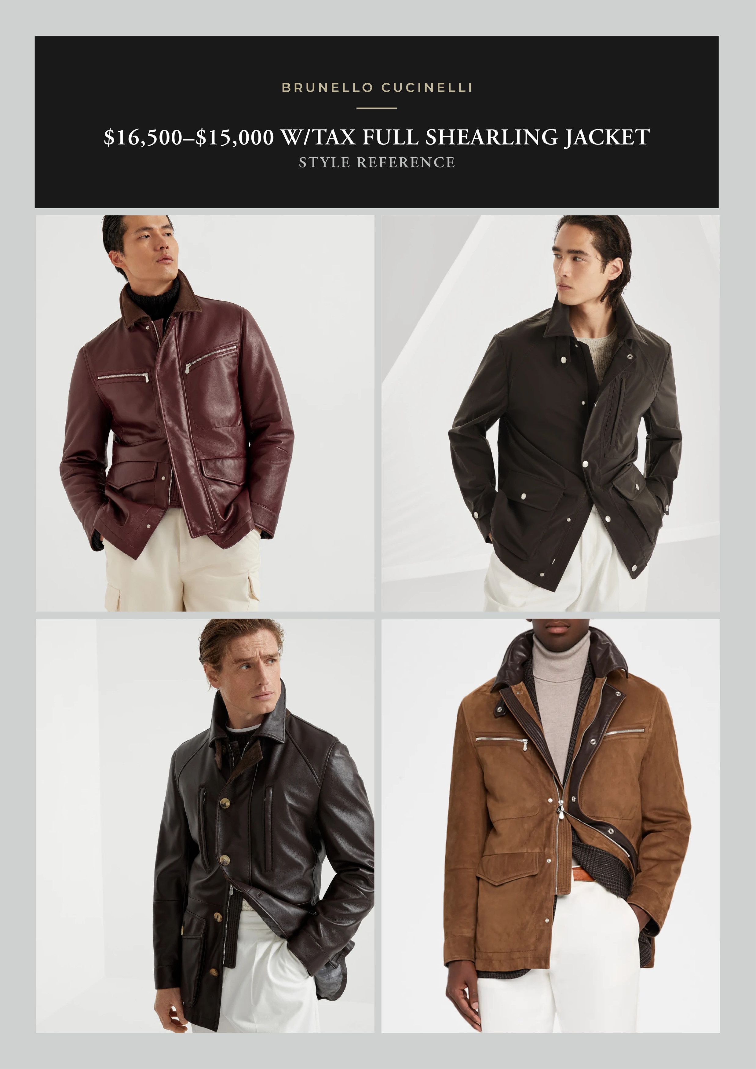 Brunello Cucinelli A Menswear Grail, Ultra-Rare $15,000 Full Shearling Jacket Size US M / EU 48-50 / 2 - 13 Thumbnail