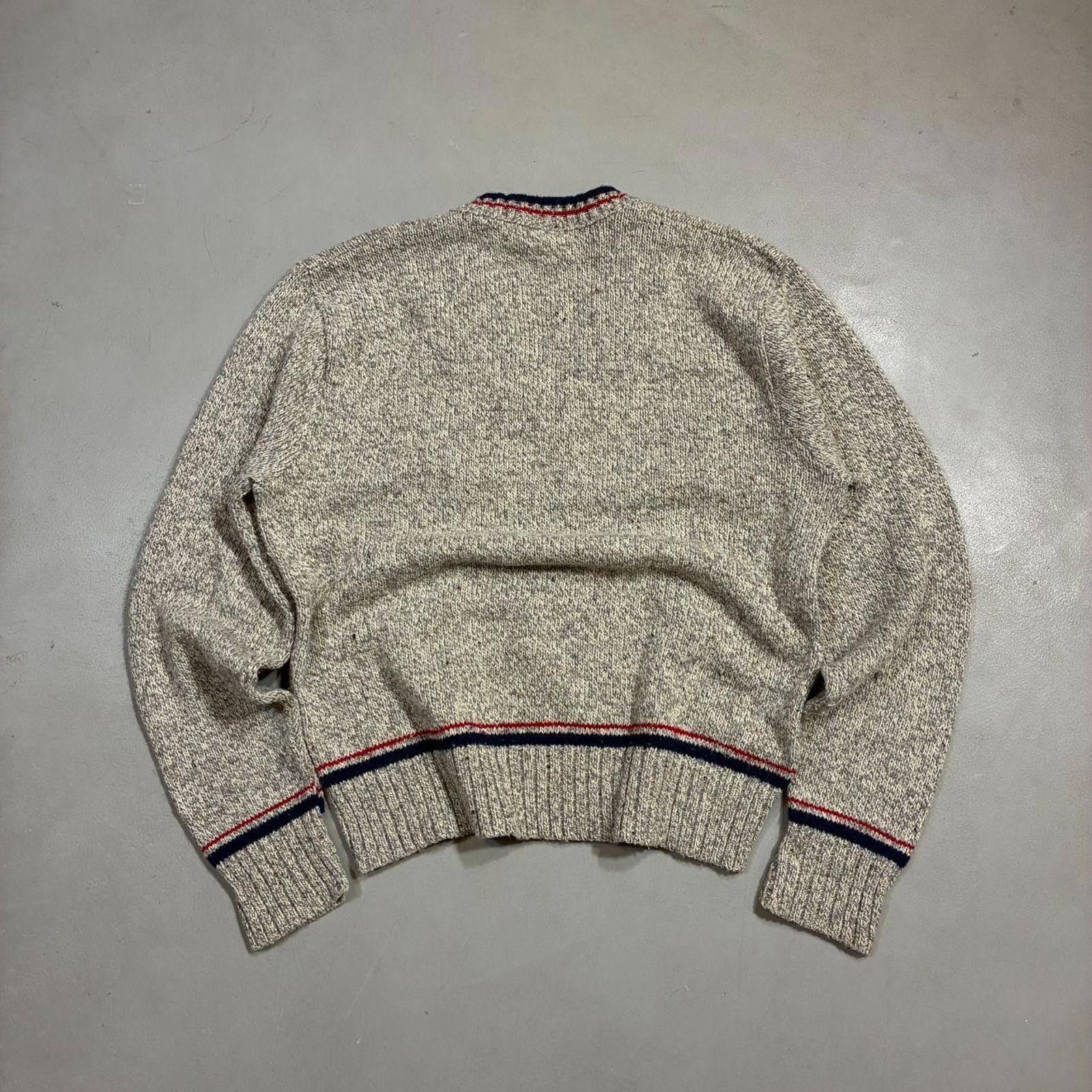 Jantzen Vintage 60s Jantzen Tennis Sweater V-Neck Donegal Knit Size US M / EU 48-50 / 2 - 4 Thumbnail