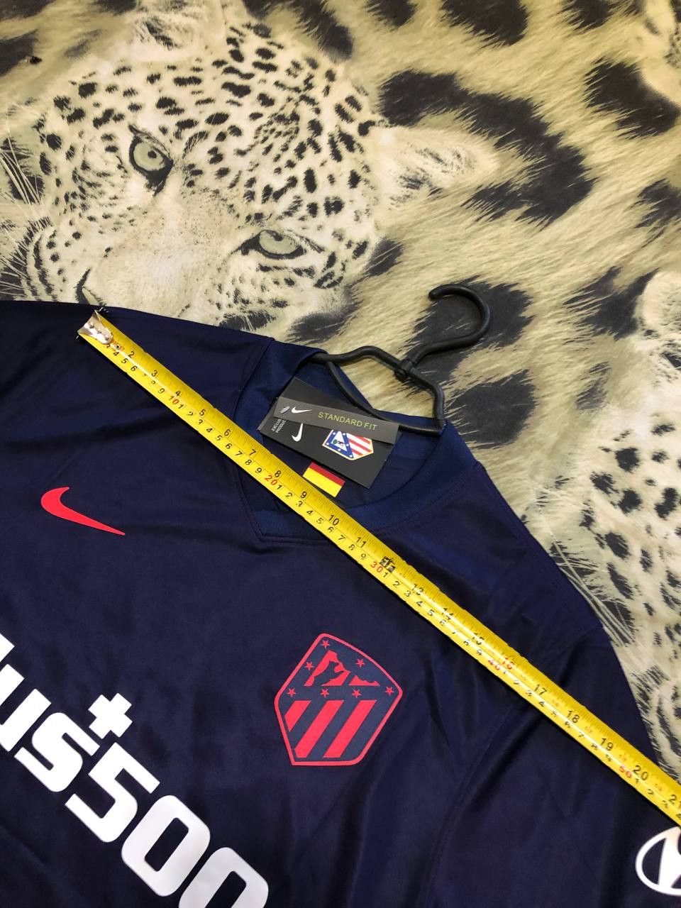 Nike ATLETICO MADRID FOOTBALL SHIRT SOCCER JERSEY NIKE Size US L / EU 52-54 / 3 - 12 Thumbnail