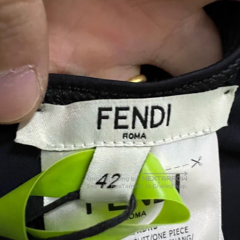 Fendi Fendi Full Print Double F Camouflage One-Piece Swimsuit Size S / US 4 / IT 40 - 3 Thumbnail