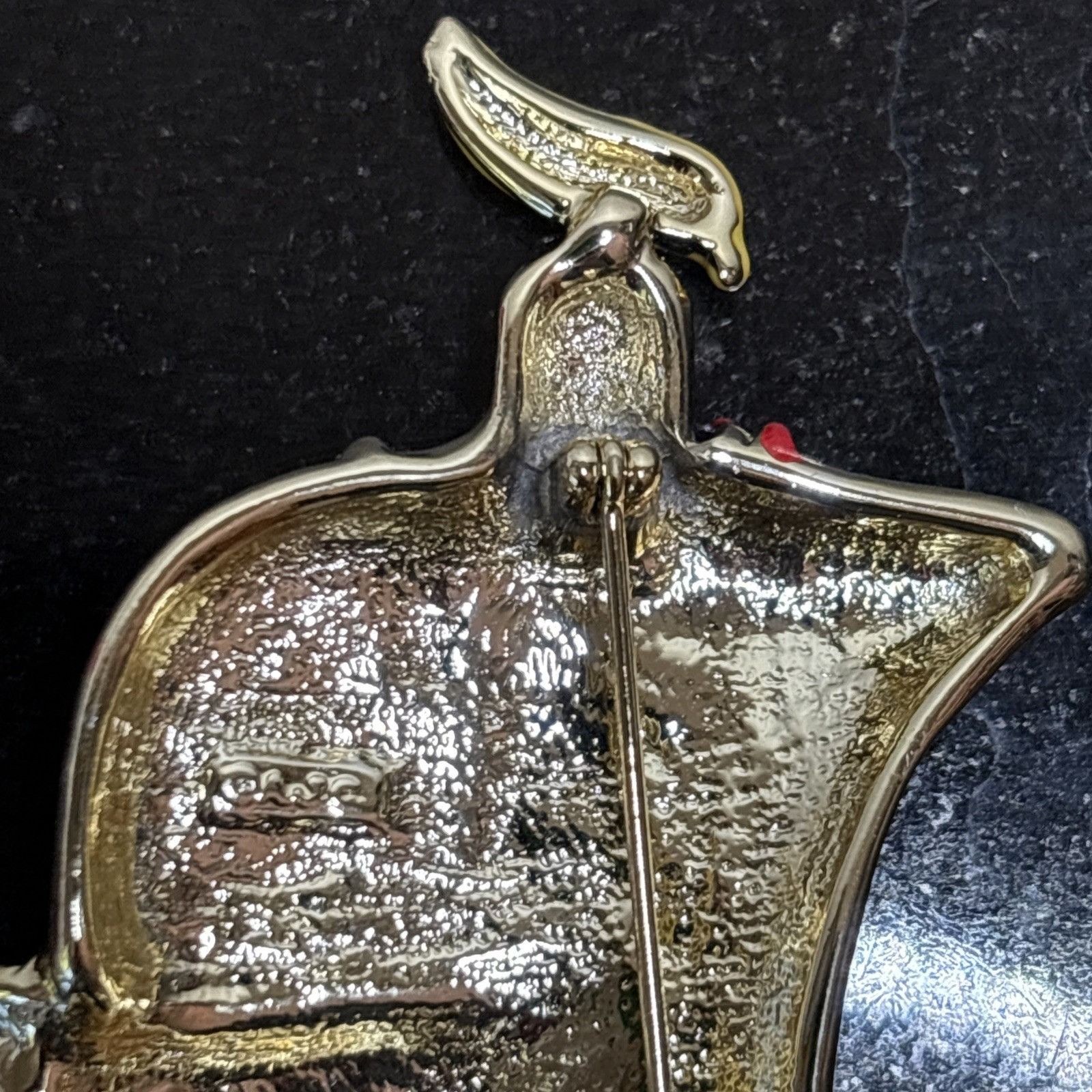 Other Vtg AJC Enamel Clown Brooch Pin Gold Tone Bird 70s 80s Pierr Size ONE SIZE - 5 Thumbnail