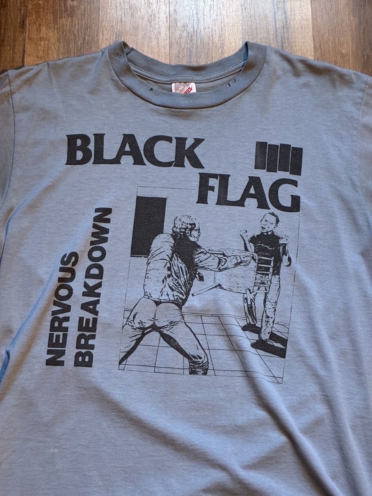 Vintage Vintage Black Flag Nervous Breakdown Tshirt Size US M / EU 48-50 / 2 - 3 Thumbnail