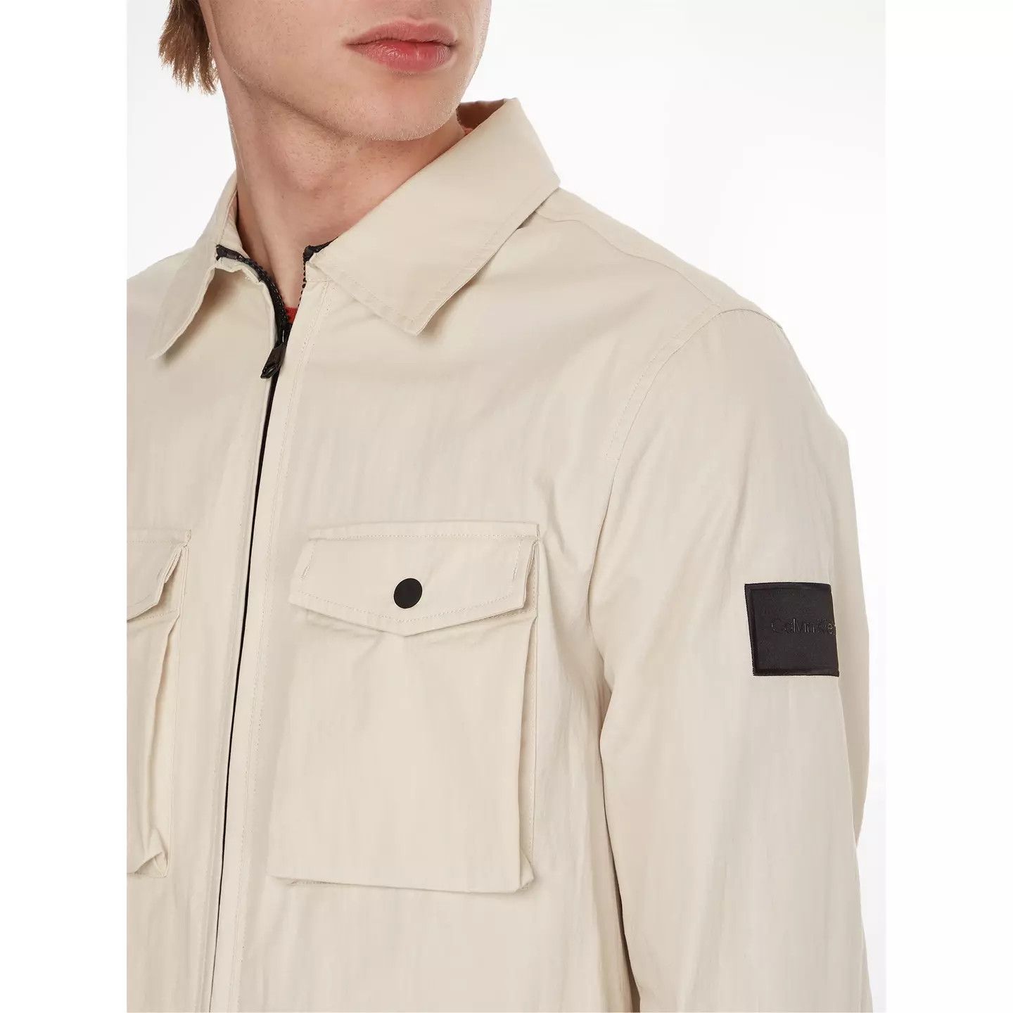 Calvin Klein o1g2r1mq0426 Long Sleeve Shirt Jacket in Beige Size US S / EU 44-46 / 1 - 5 Thumbnail