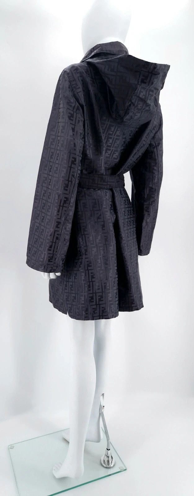 Fendi Fendi Zucca FF Monogram Hooded Trench Coat Size S / US 4 / IT 40 - 11 Thumbnail