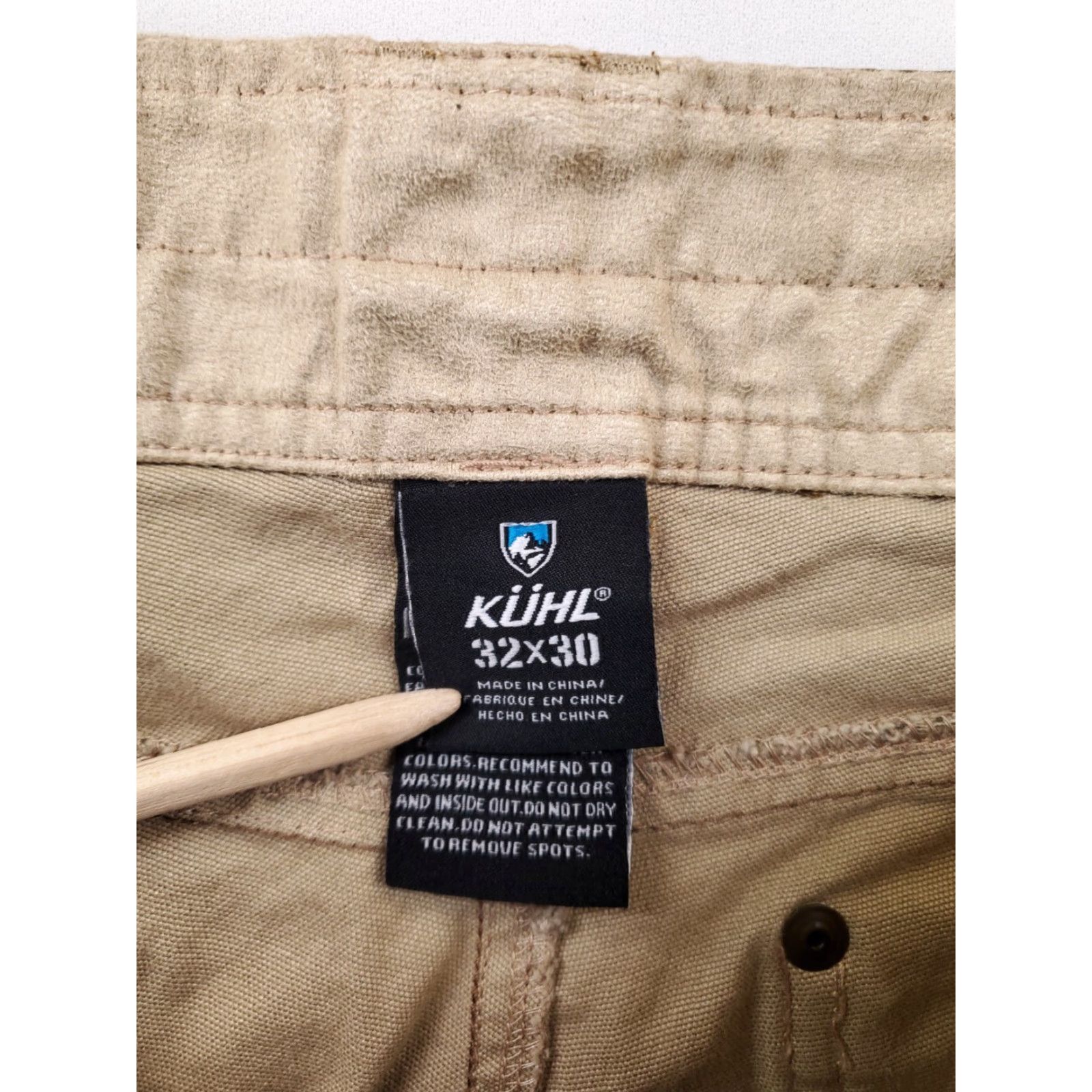 Vintage VINTAGE Kuhl Kanvus Jeans Brown Mens Pants 32 x 30 32 x 29 Actual Inseam 29 Chino Patina Dye Mens Size US 32 / EU 48 - 2 Thumbnail