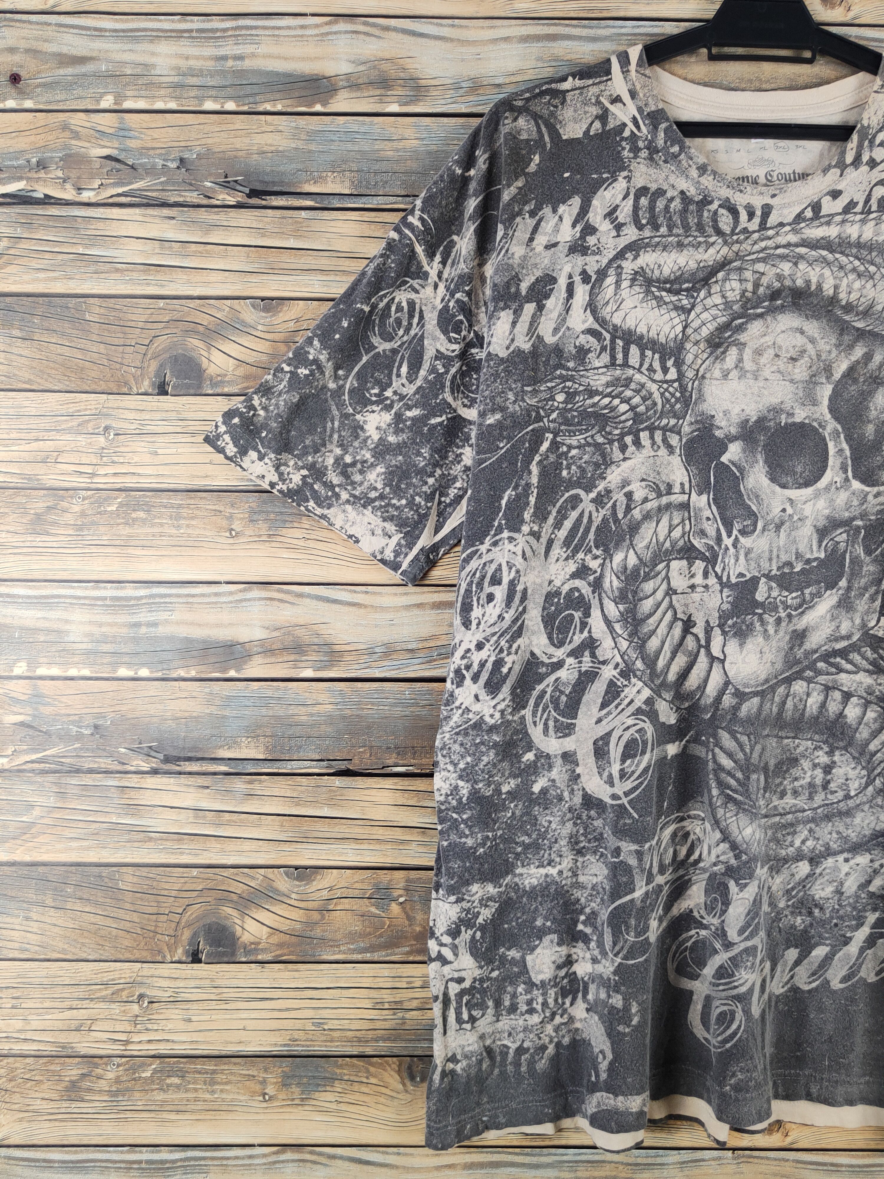Seditionaries DL Xtreme Couture skull Short Sleeve T-shirt #865 Size US XXL / EU 58 / 5 - 3 Thumbnail