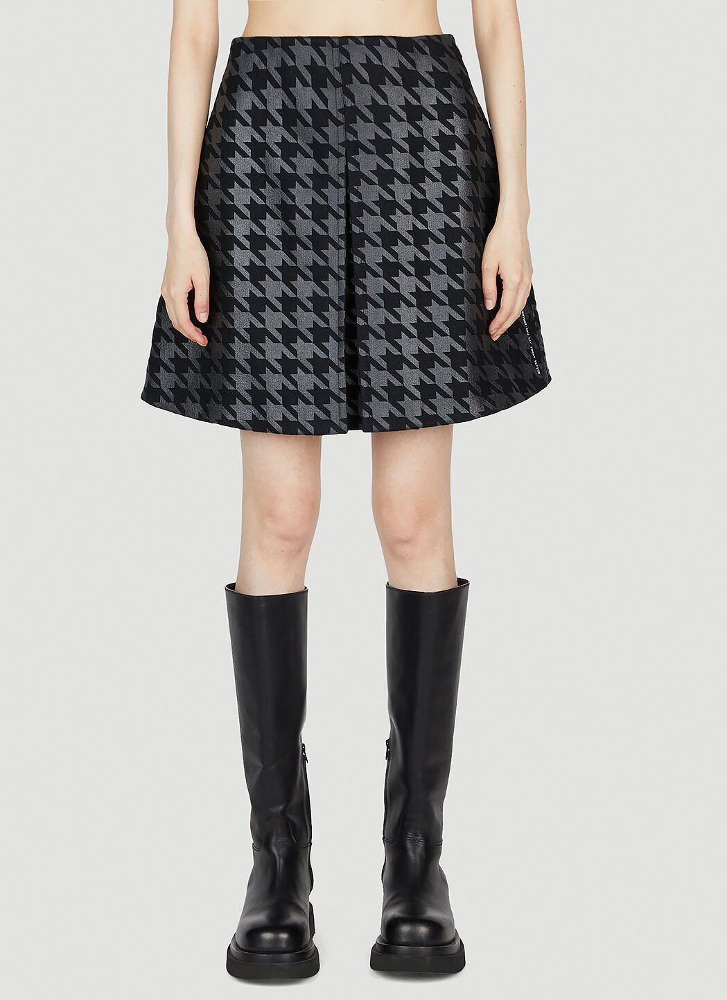 Houndstooth Mini Skirt