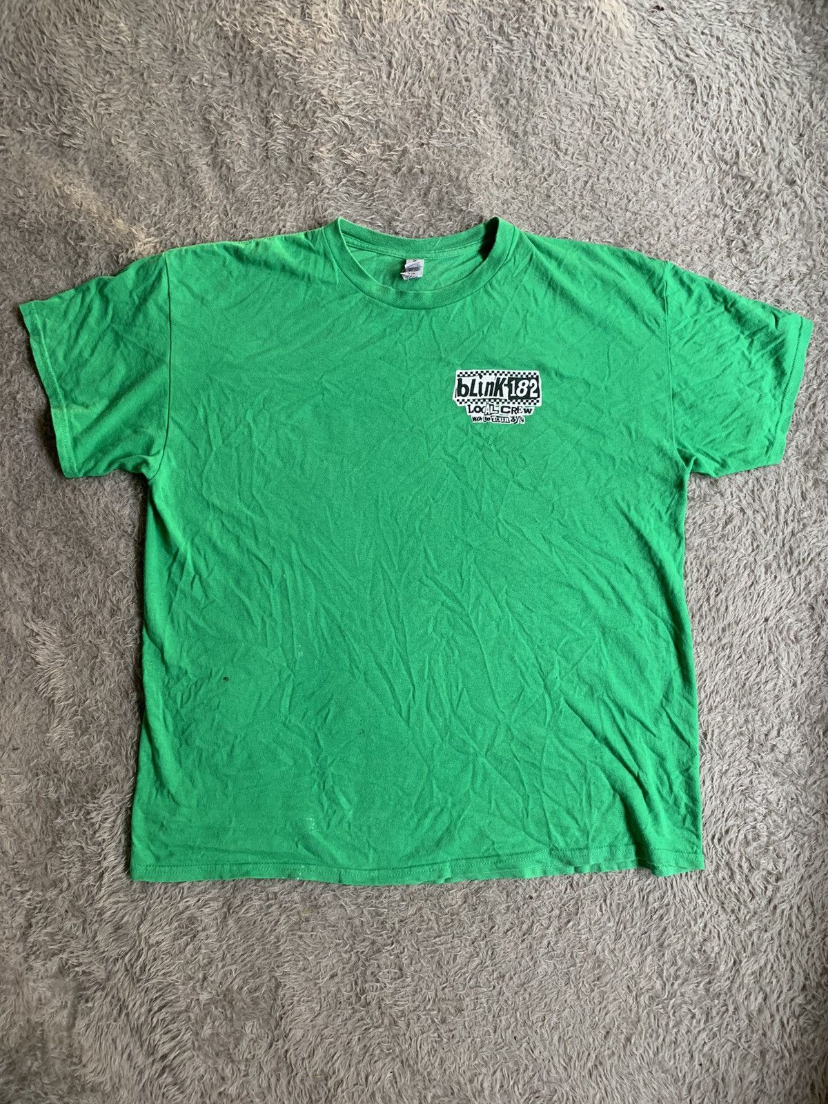 Band Tees Rare Blink 182 Local Crew World Tour 2023/24 Punk Tee Size US XL / EU 56 / 4 - 1 Thumbnail