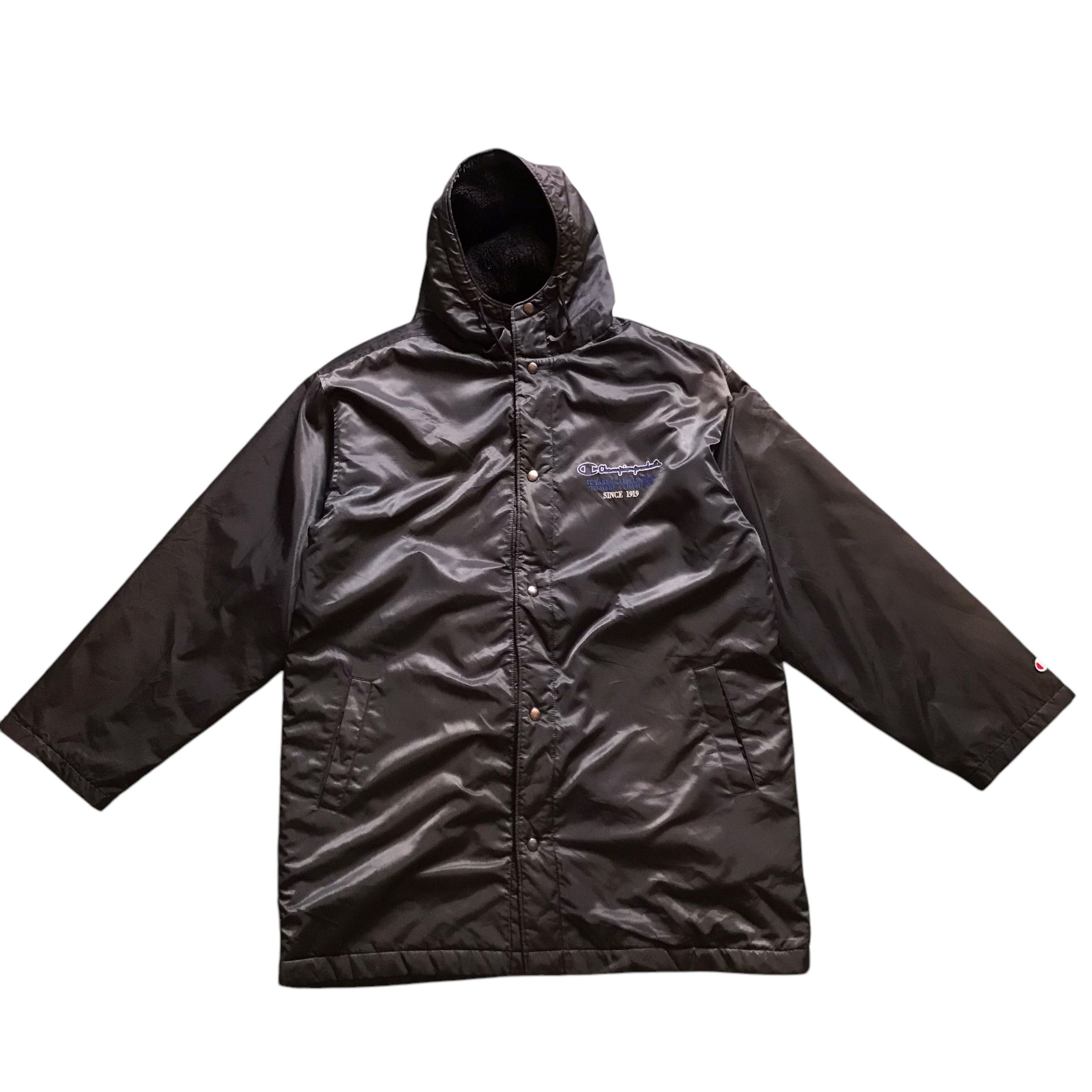 Champion × Vintage Vintage 90s Champion Sherpa Long Jacket Size US L / EU 52-54 / 3 - 2 Thumbnail