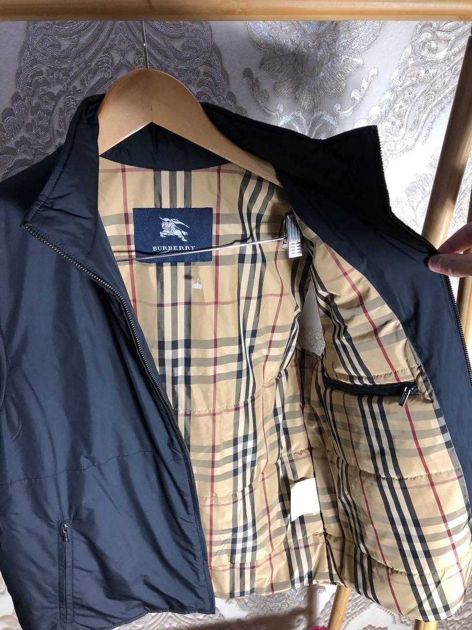 Burberry × Vintage VERY RARE BURBERRY MONOGRAM VESTS DOWN JAKCET DESIGNER DELUX Size US M / EU 48-50 / 2 - 4 Thumbnail