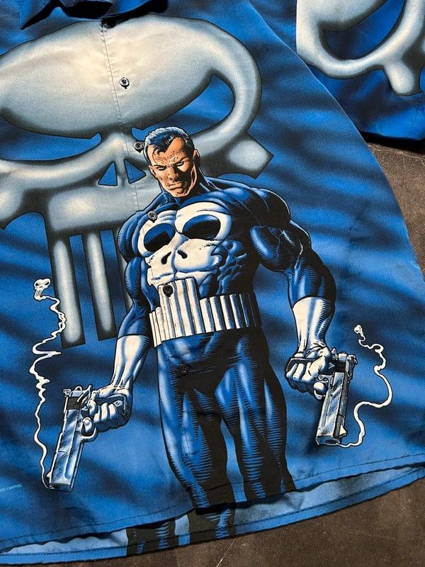 Marvel Comics Marvel Punisher 2002 Lincense Vintage retro 00s Size US XL / EU 56 / 4 - 4 Thumbnail