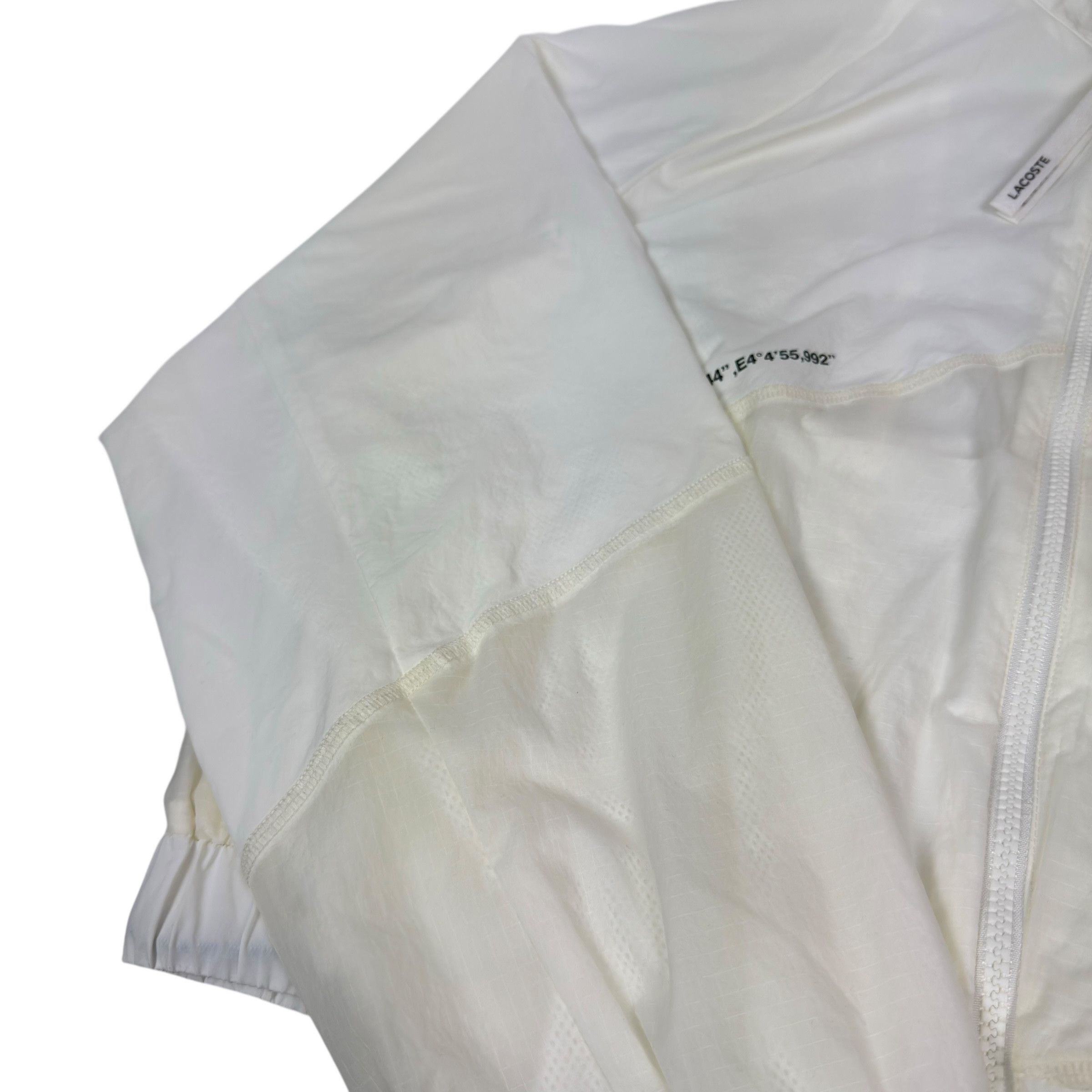 Lacoste Lacoste Women's White Mesh Lined Asymmetric Switch Tracksuit Size XS / US 0-2 / IT 36-38 - 8 Thumbnail