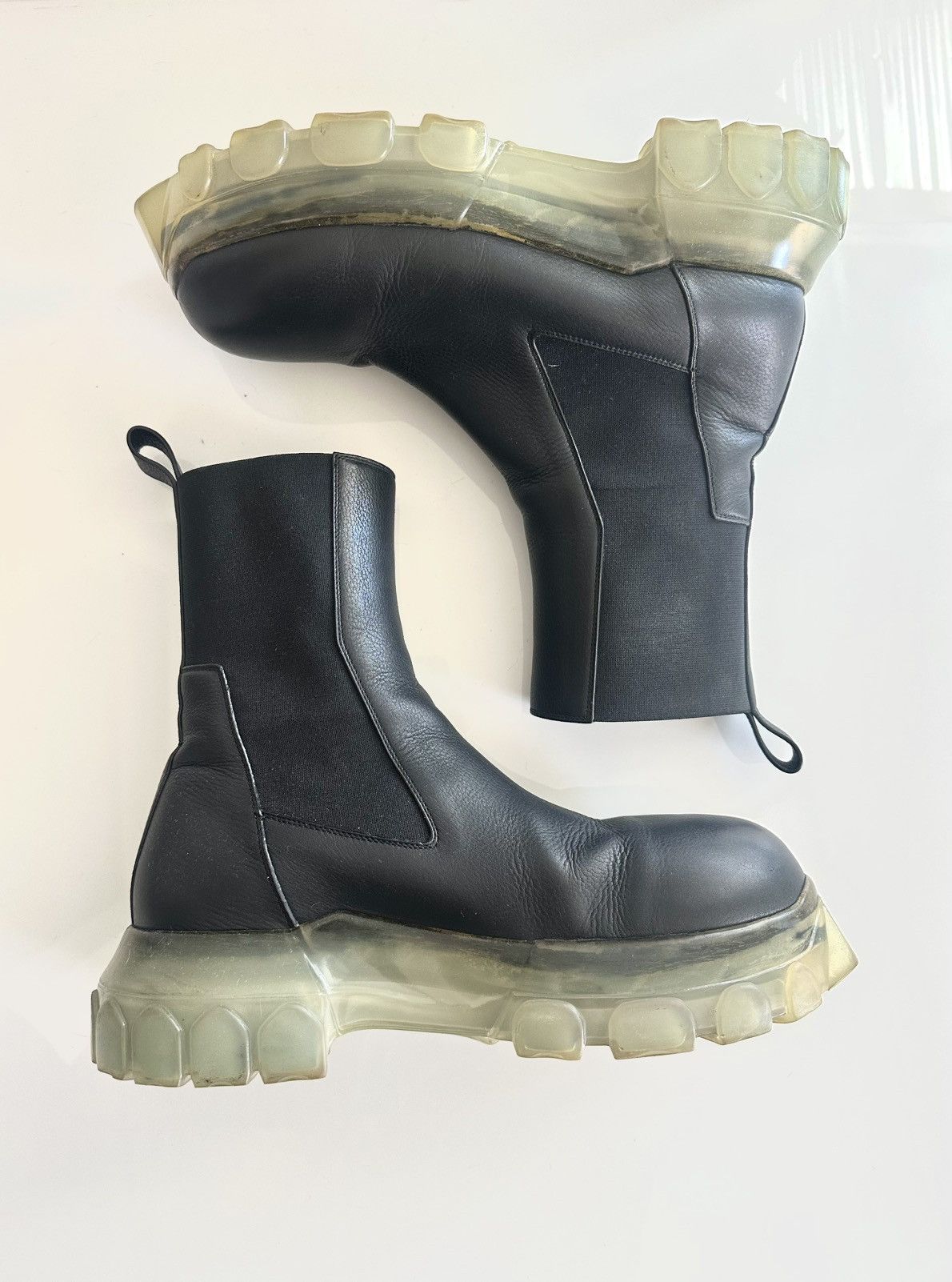 Rick Owens Rick Owens Bozo Tractor Boots Translucent Sole Size US 9 / EU 42 - 3 Thumbnail