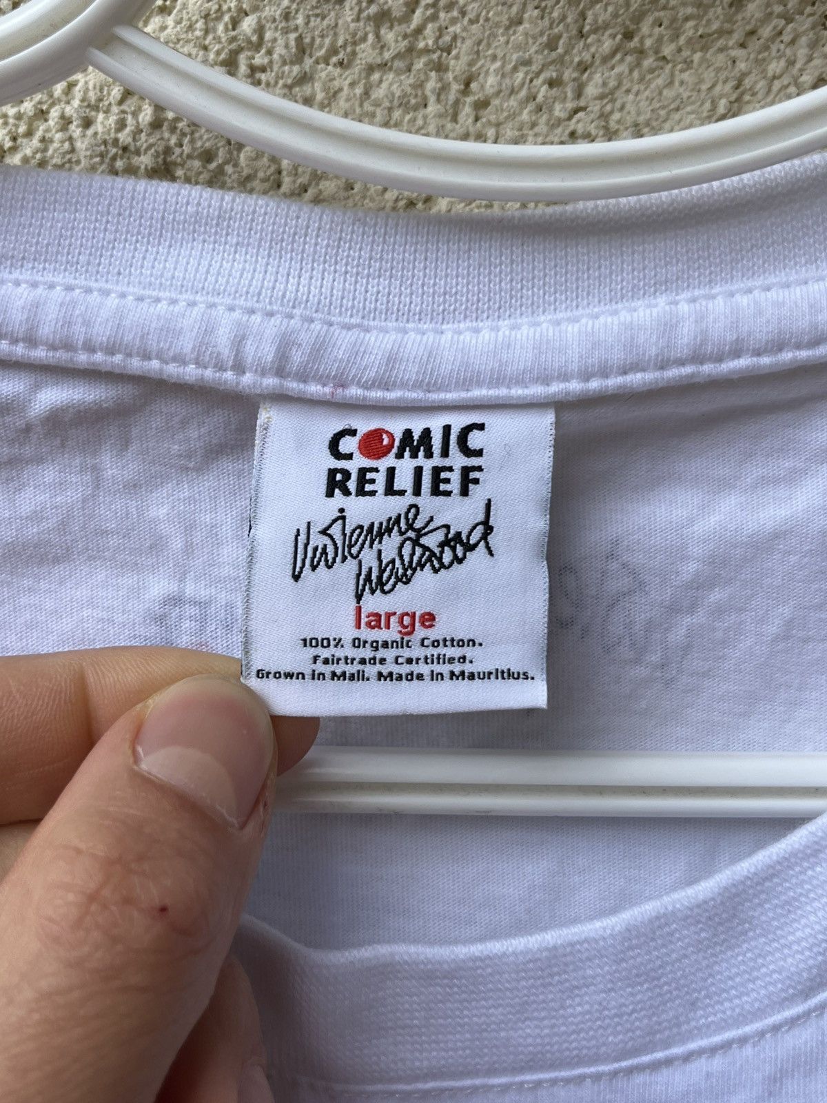 Vivienne Westwood Vivienne Westwood x Comic Relief Big Logo Red Nose T-Shirt Size US L / EU 52-54 / 3 - 4 Thumbnail
