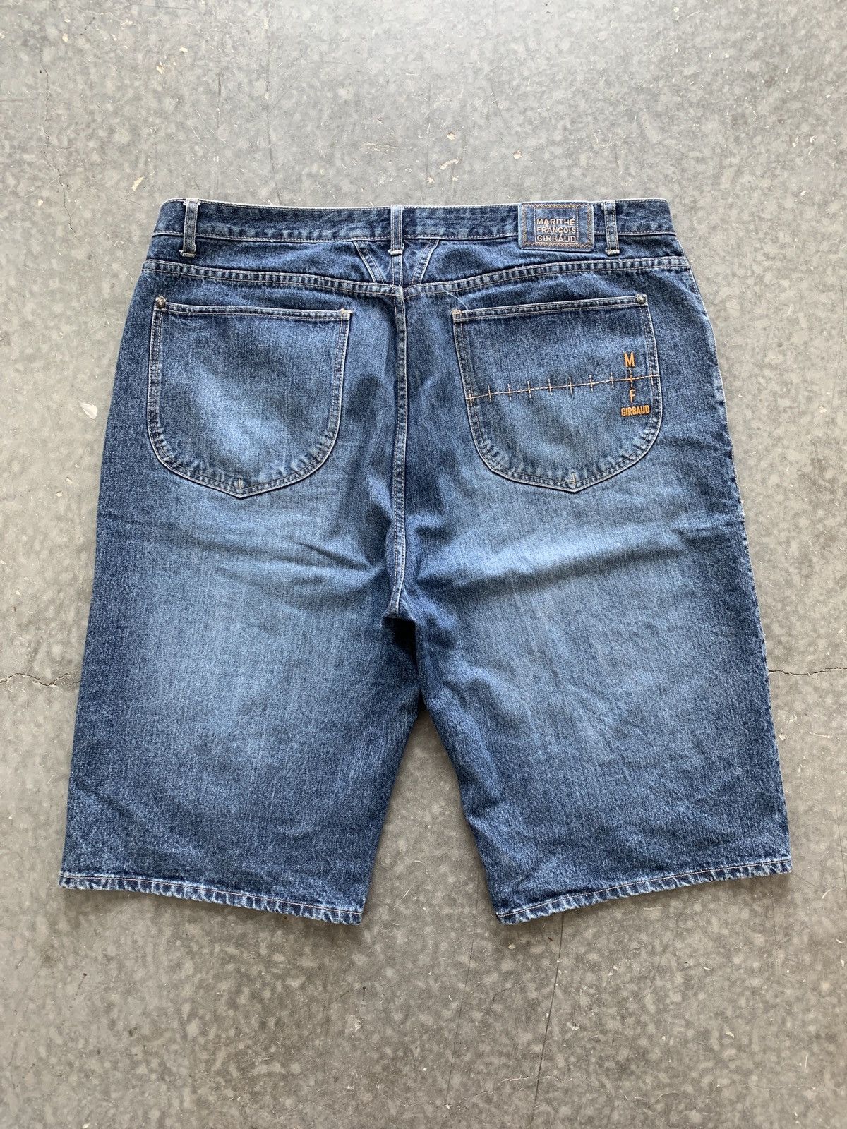 Marithe + Francois Girbaud × Southpole × Vintage Crazy Vintage Y2K MFG Jean Shorts Baggy Skater Opium Size US 42 / EU 58 - 1 Thumbnail