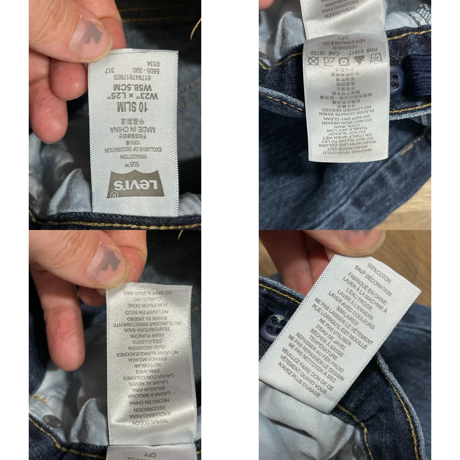 Levi's Levi's Jeans Women's Size 10 Blue Denim Slim 505 Regular Pockets Jeans Women Size 32" / US 10 / IT 46 - 8 Thumbnail
