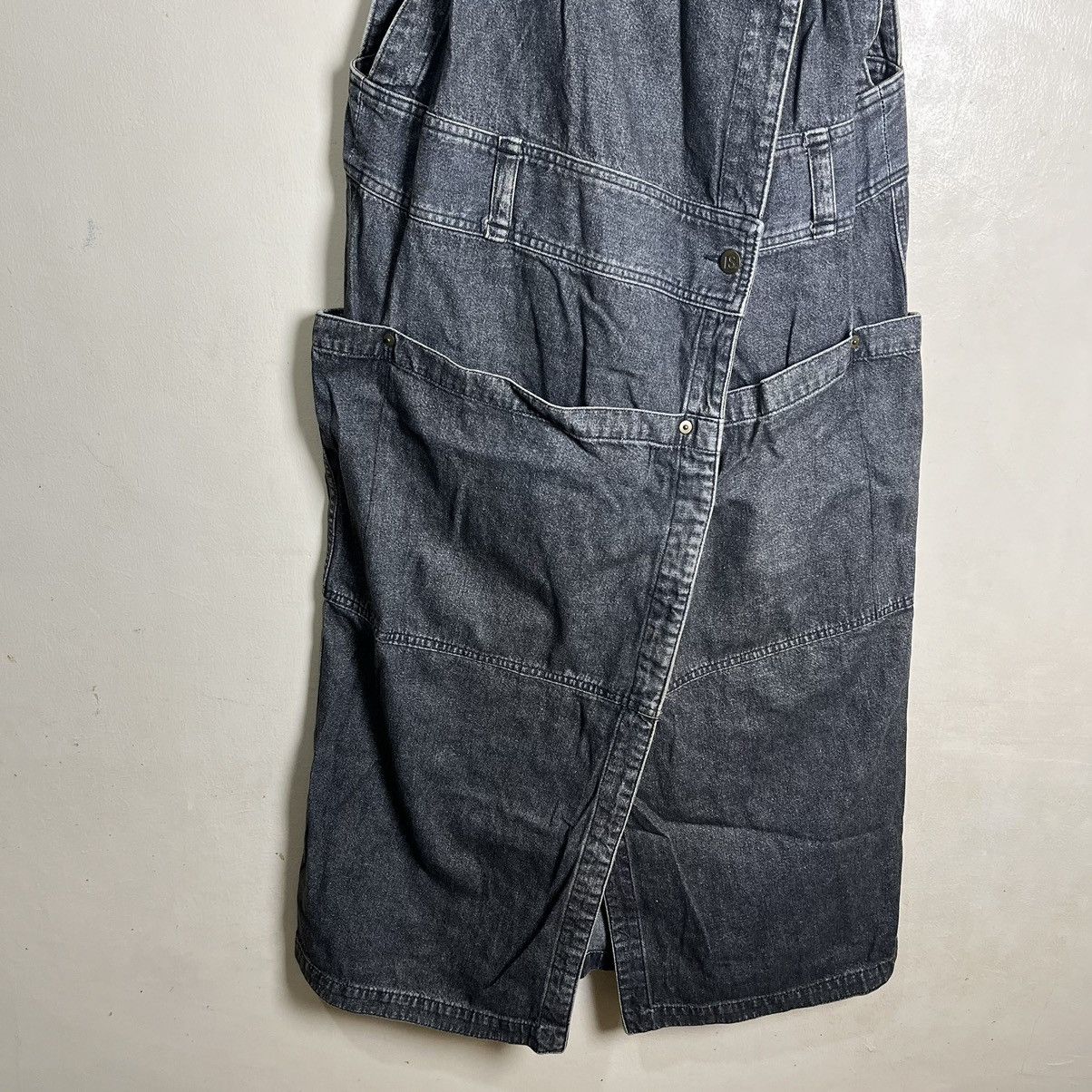Issey Miyake 80's I.S Issey Miyake - Tsumori Chisato Denim Jumper Dress Size S / US 4 / IT 40 - 3 Thumbnail