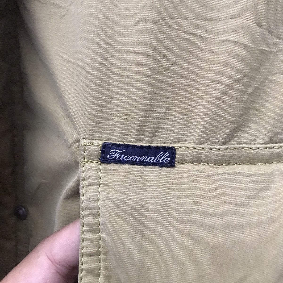 Designer × Faconnable Vintage Faconnable hunting jacket Big Pocket Full Zip musta Size US L / EU 52-54 / 3 - 21 Thumbnail