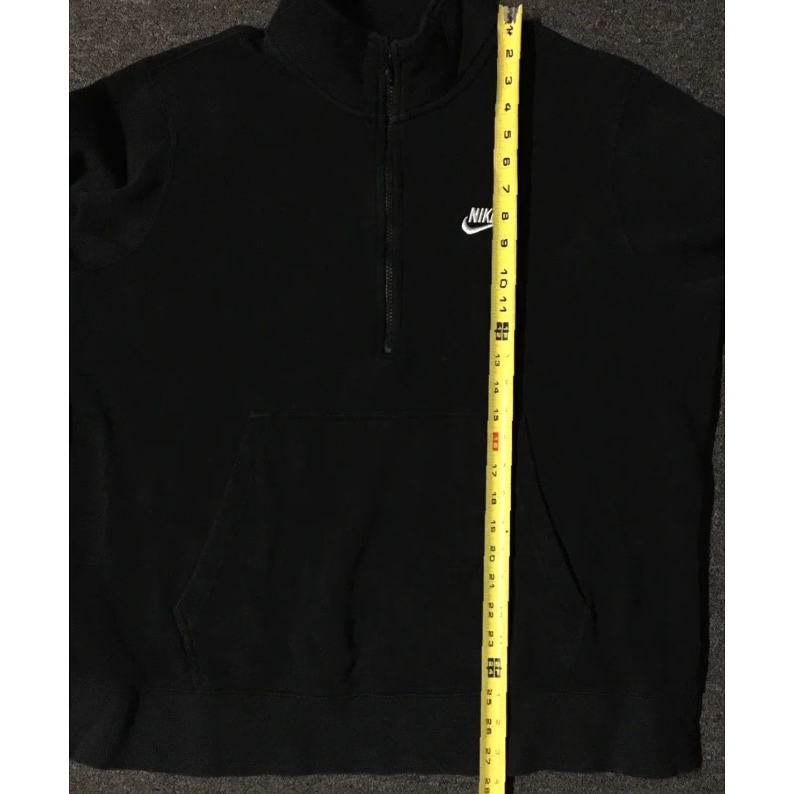 Nike VINTAGE Nike Swoosh Faded 1/2 Zip Sweatshirt XL Black Men Hoodie 90s Grunge Hip Hop Rap Nike Sportswear Size US XL / EU 56 / 4 - 8 Thumbnail