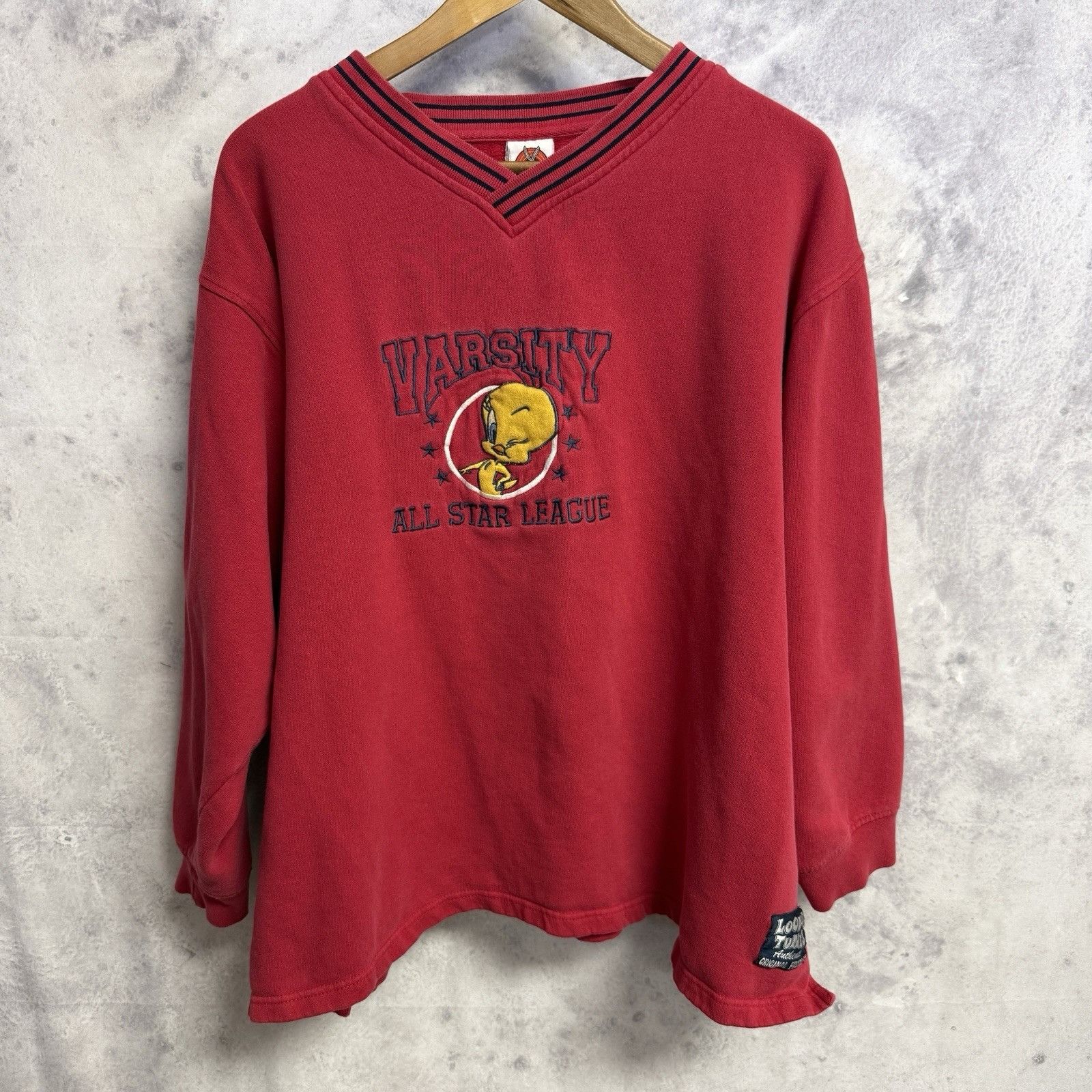 Vintage Vintage Tweety Bird Looney Tunes Sweatshirt Womens 2XL Size XXL / US 16-18 / IT 52-54 - 2 Thumbnail