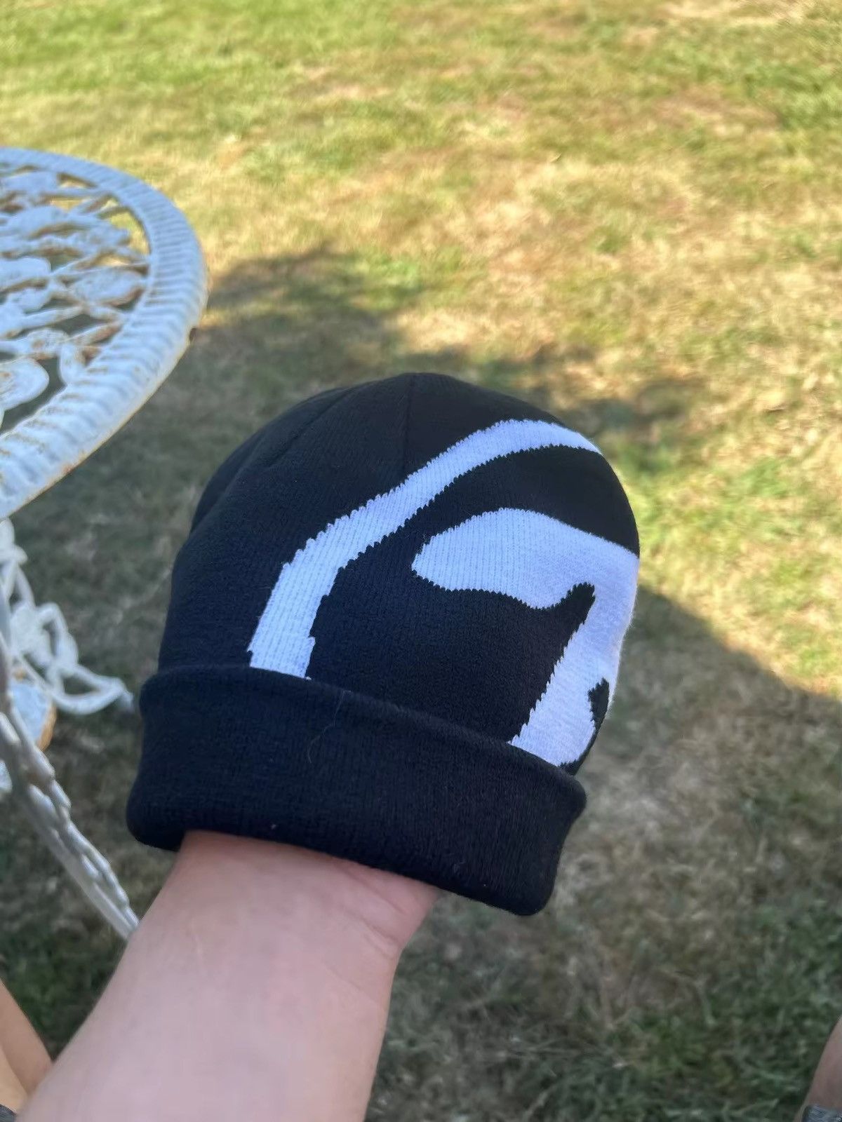Japanese Brand Aphex Twin Kpop Beanie Hat Embroider Knit Warm Cap Size ONE SIZE - 2 Thumbnail