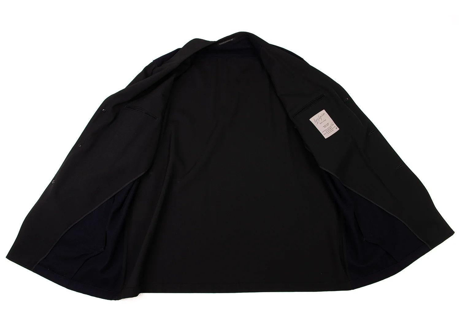 Yohji Yamamoto Yohji Yamamoto Wool Blended Design Jacket Size US M / EU 48-50 / 2 - 12 Thumbnail