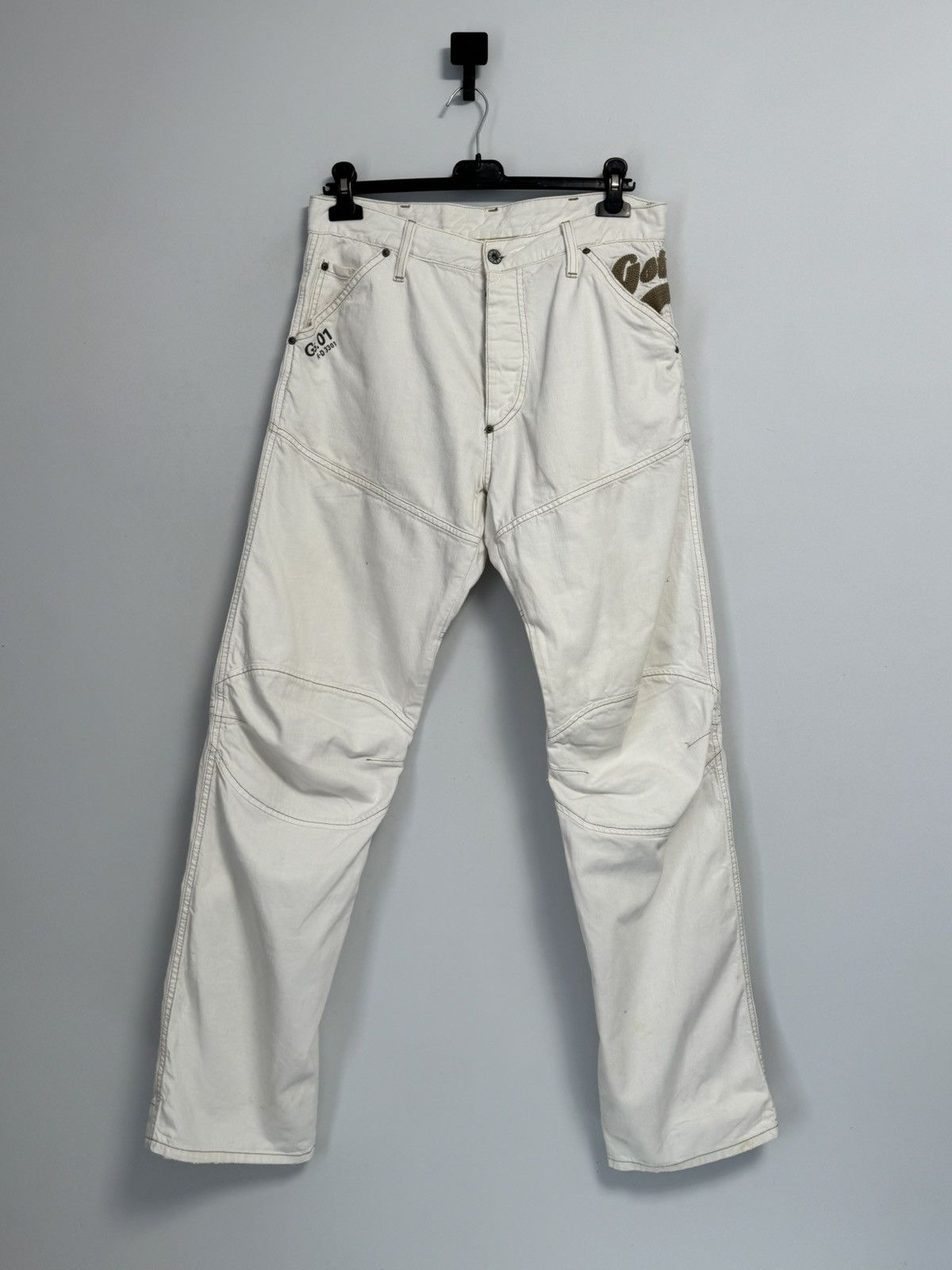 G-Star G star Raw Pants Vintage Big Logo 90’s Size US 33 - 9 Thumbnail