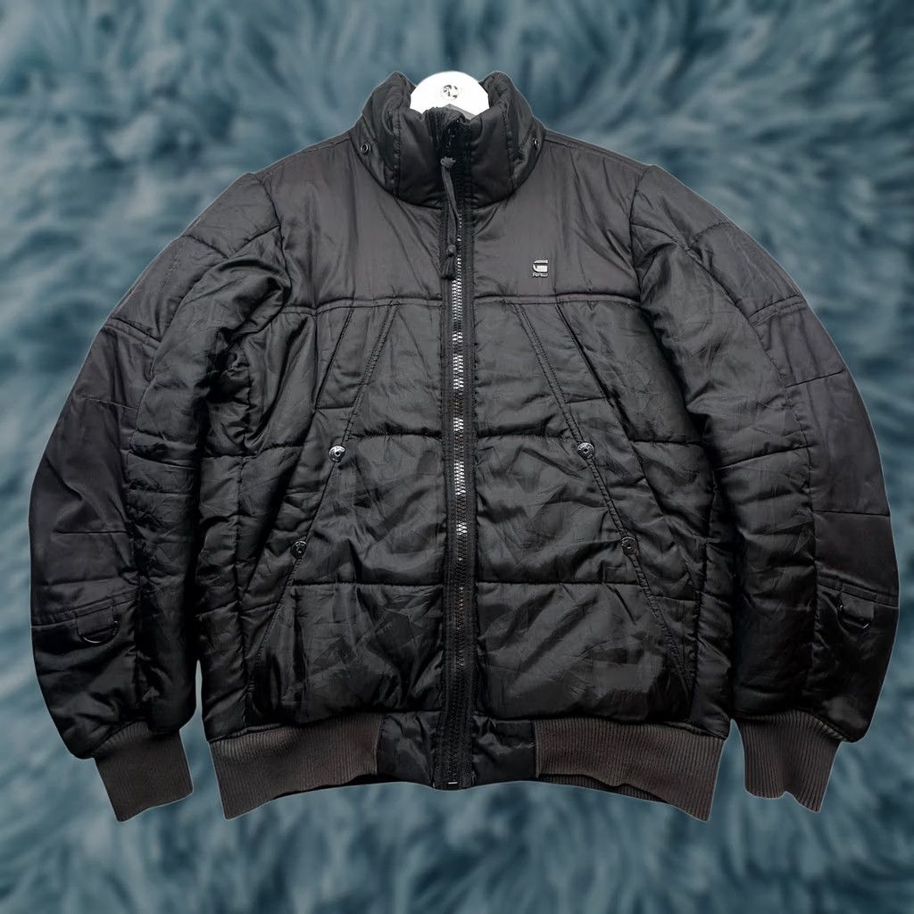 G-Star G-Star Whistler HDD Bomber Jacket Mens Medium Black Puffer Full Zip Jacket Size US M / EU 48-50 / 2 - 1 Thumbnail