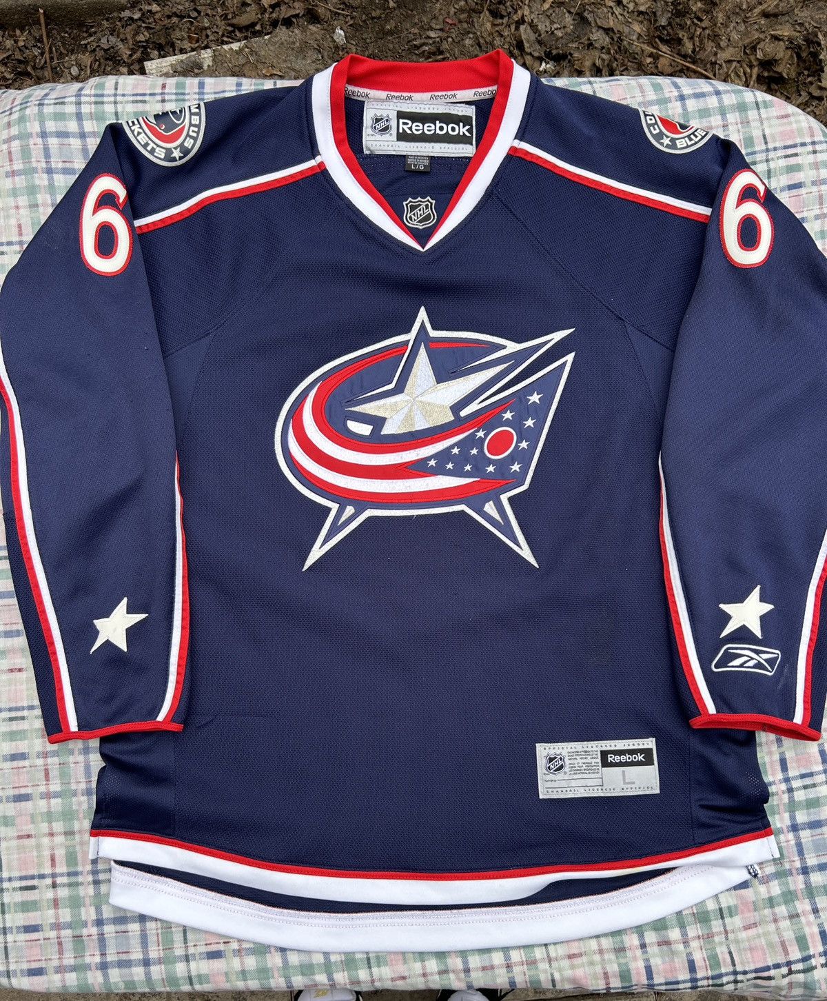 Reebok Columbus Blue Jackets Anton Stralman NHL Jersey
