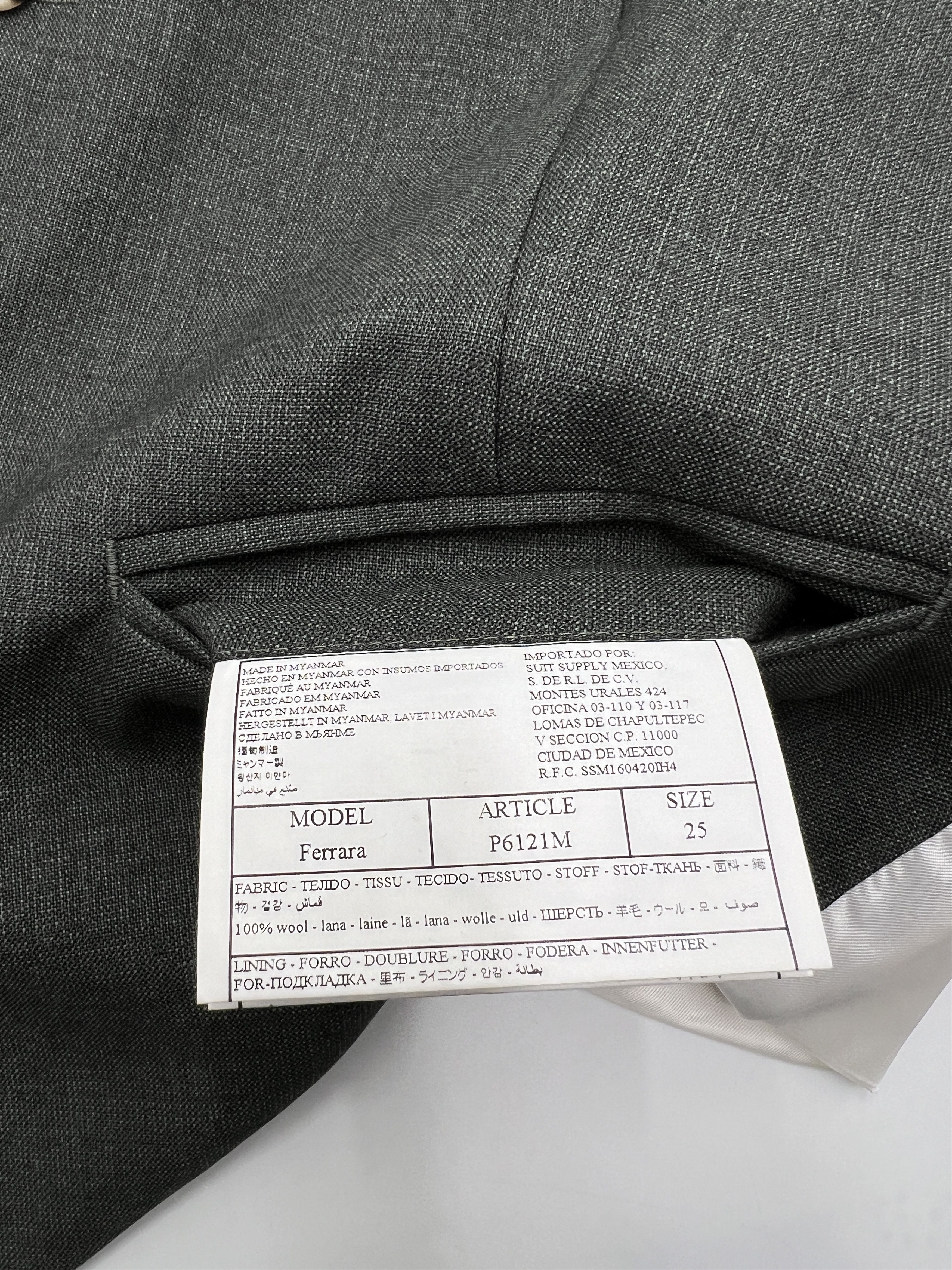 Suitsupply Lazio Wool Formal Blazer Waistcoat Suit EU:50; UK/US:40S Size 40S - 15 Thumbnail