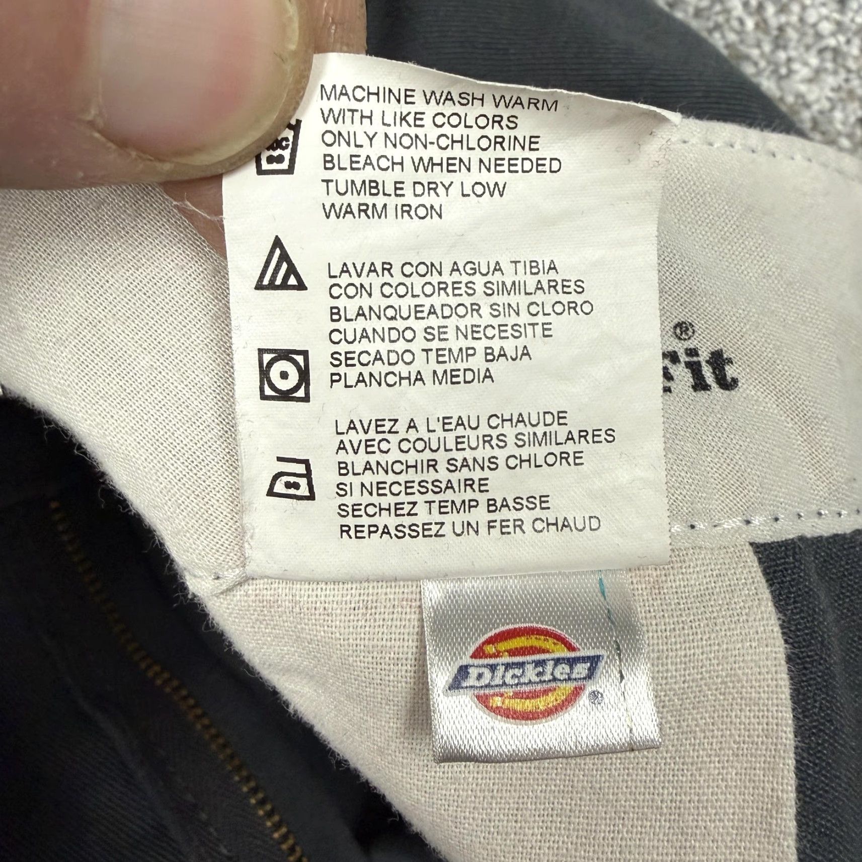 Dickies Dickies 874 Work Pants 42x30 Gray Skater Grunge Baggy Streetwear Indie Gorpcore Mens Size US 41 - 7 Thumbnail
