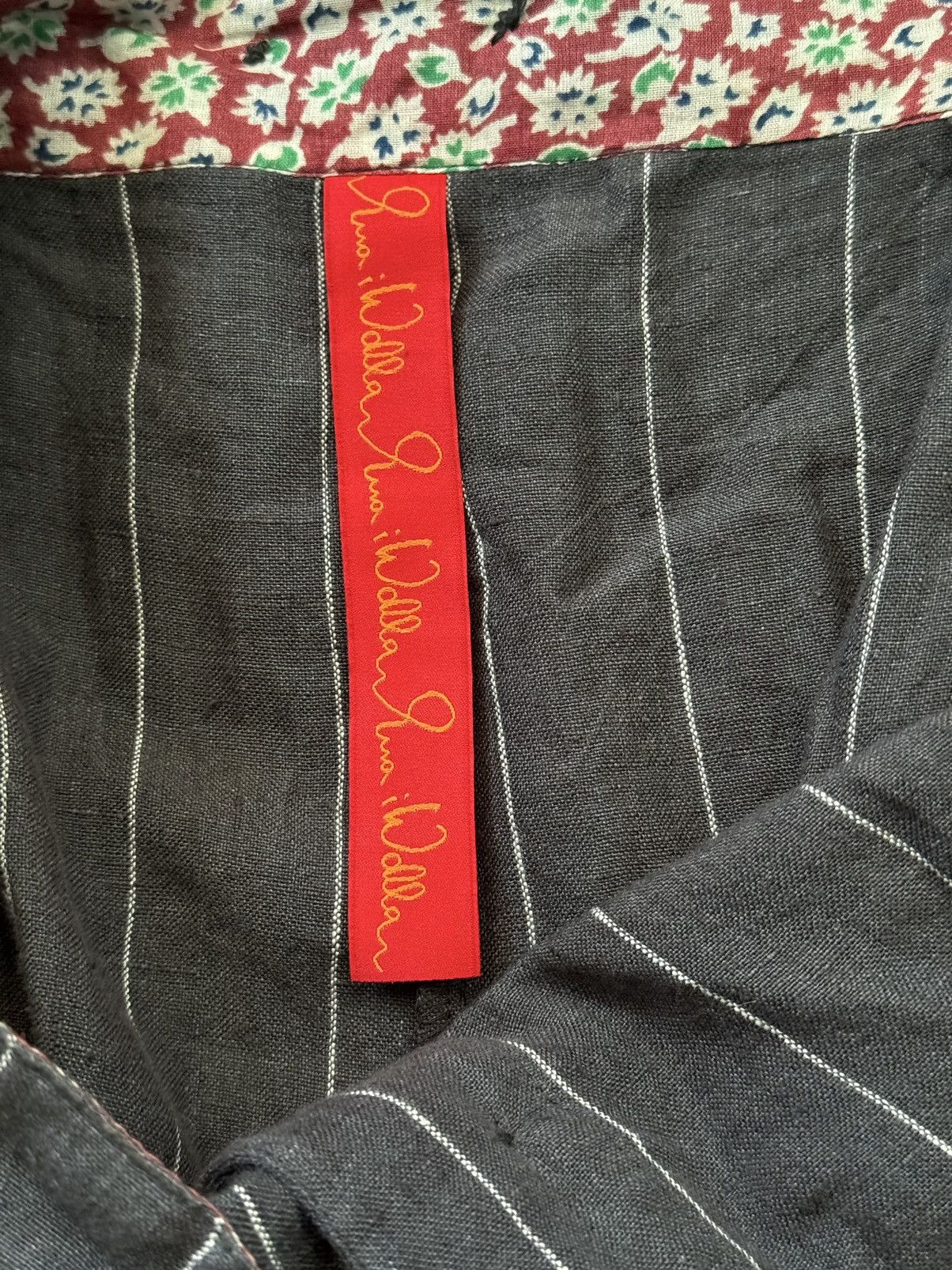 Designer Ewa I Walla SS 2019 avant garde 100% linen pants Size 27" / US 4 / IT 40 - 6 Thumbnail