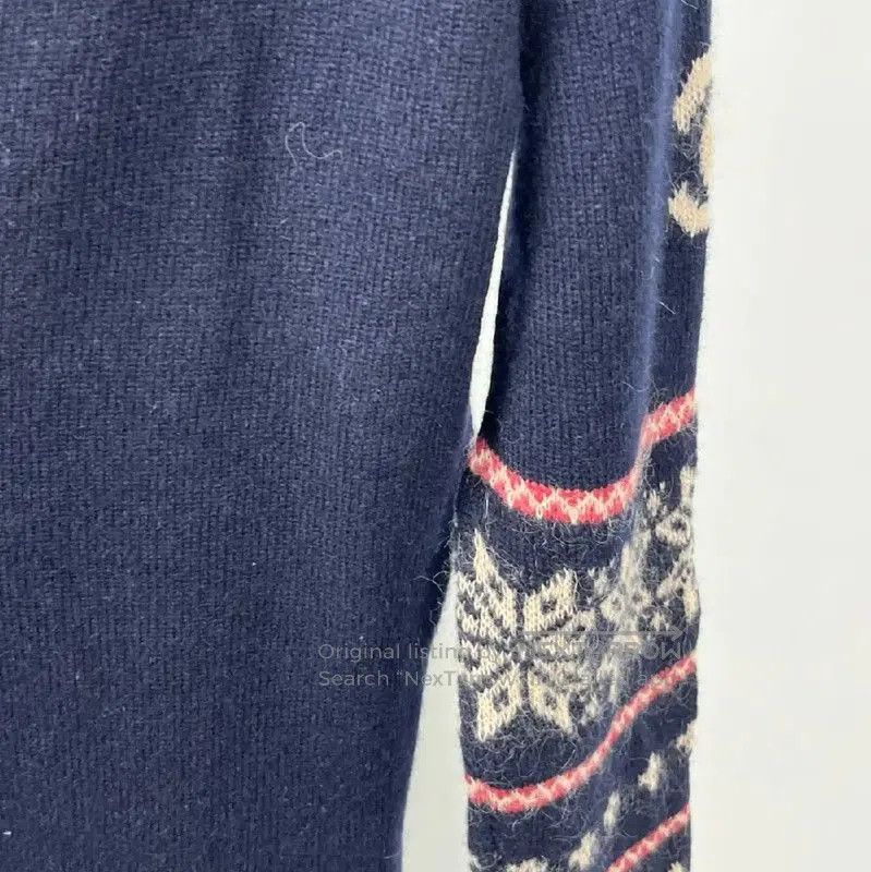 Chanel Chanel Navy Wool Sweater for Women . Size M / US 6-8 / IT 42-44 - 3 Thumbnail
