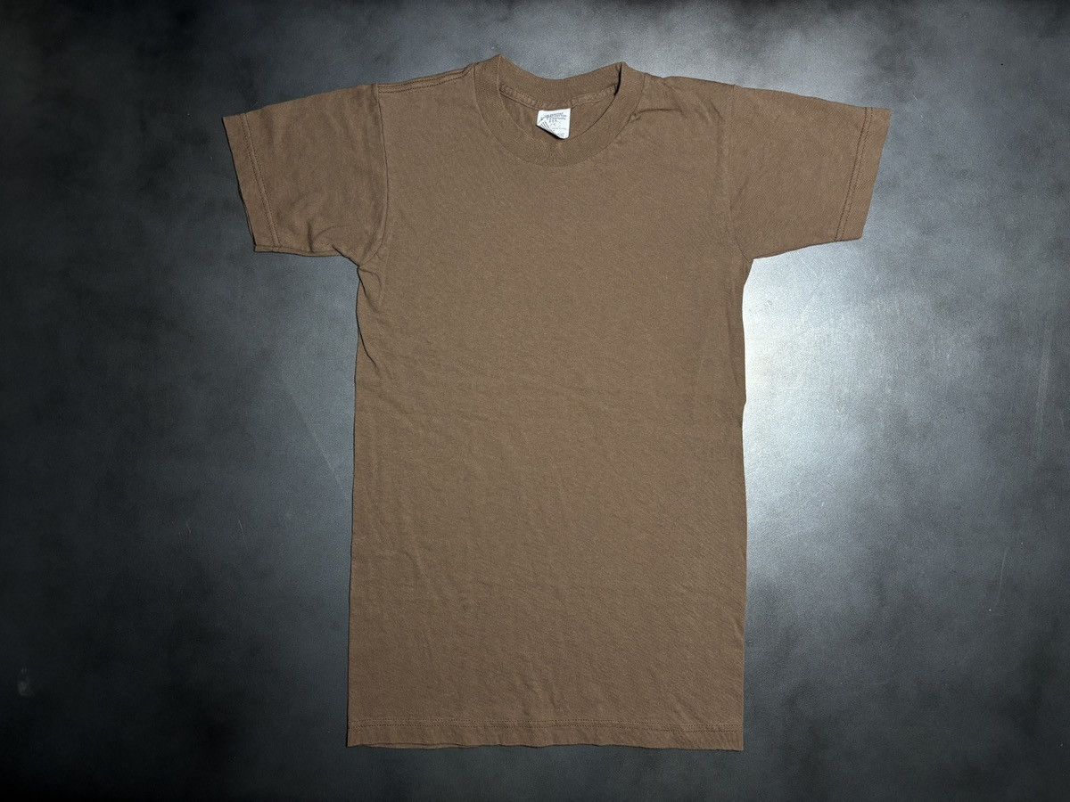 Vintage Vintage Army Surplus T-Shirt Made in USA Brown Military BDU Size US XS / EU 42 / 0 - 8 Thumbnail