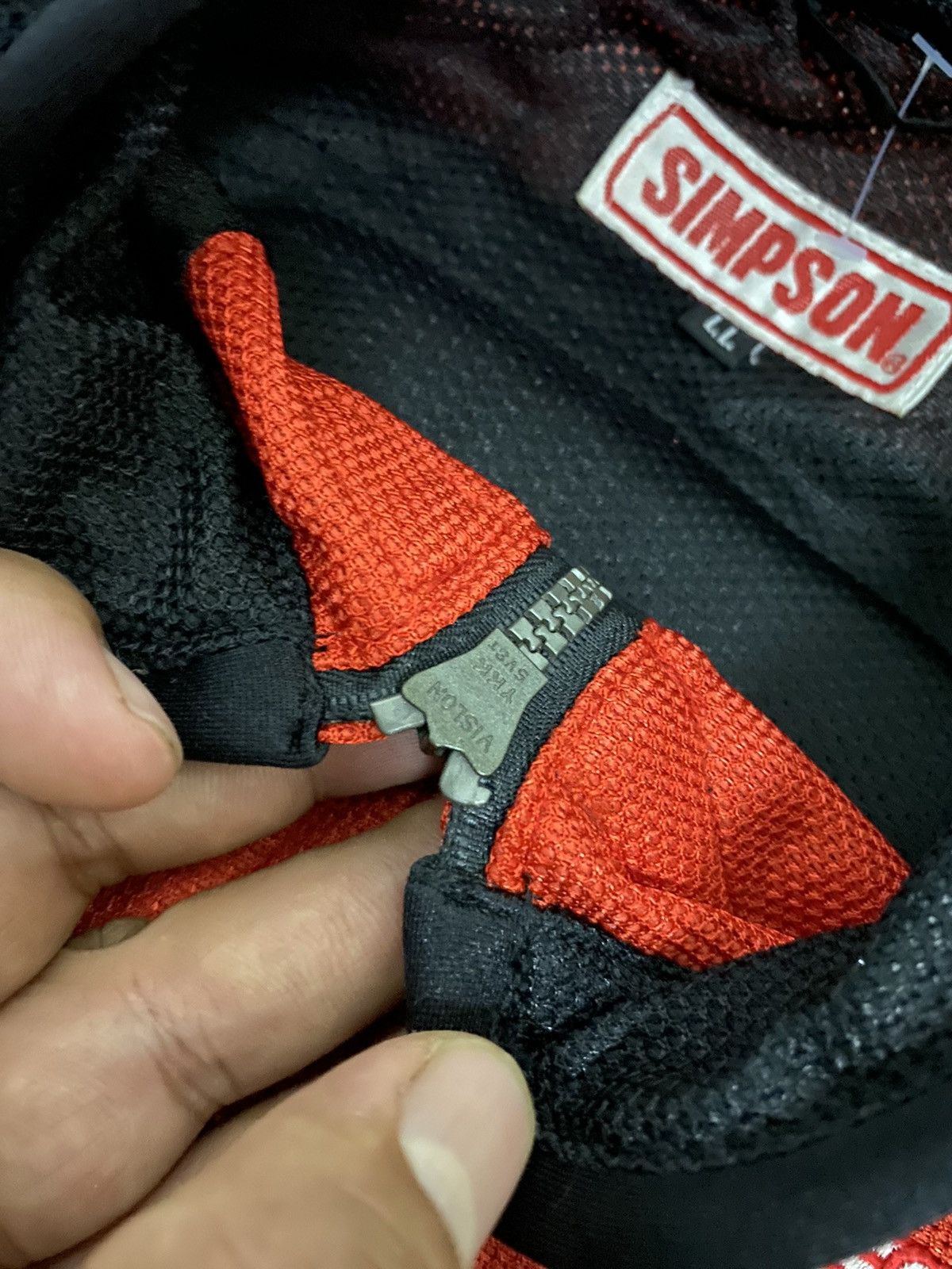 Sports Specialties × Vintage Offer‼️Vintage Simpson Racing Motorsport Biker Jacket Size US L / EU 52-54 / 3 - 7 Thumbnail