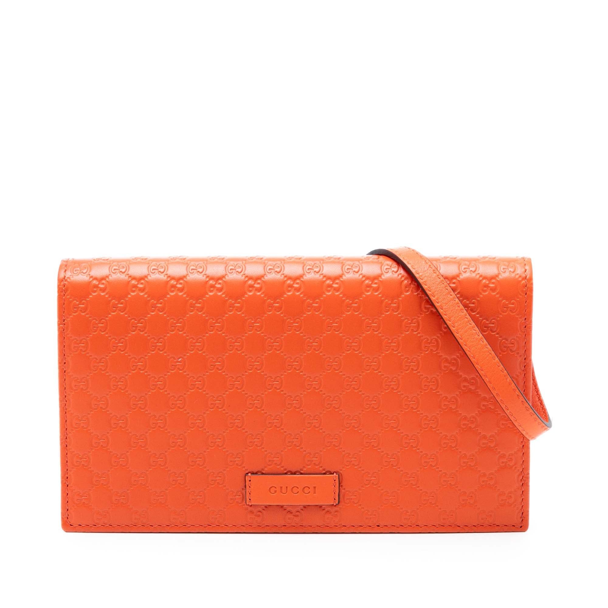 Gucci Microguccissima Wallet on Strap Size ONE SIZE - 1 Thumbnail