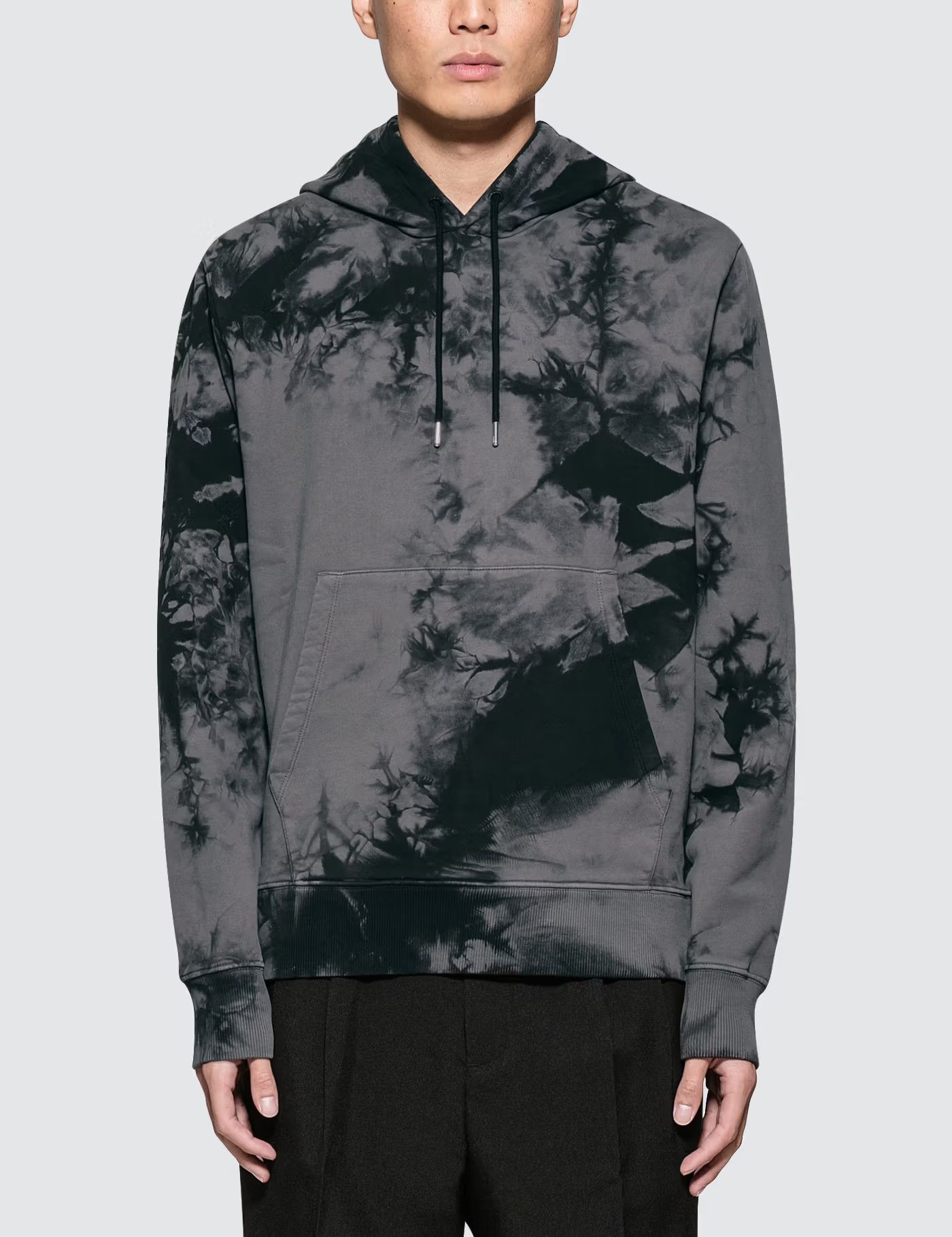 Helmut Lang Helmut Lang Tie Dye Logo Hoodie Sweatshirt Pullover Men’s Size US S / EU 44-46 / 1 - 1 Thumbnail