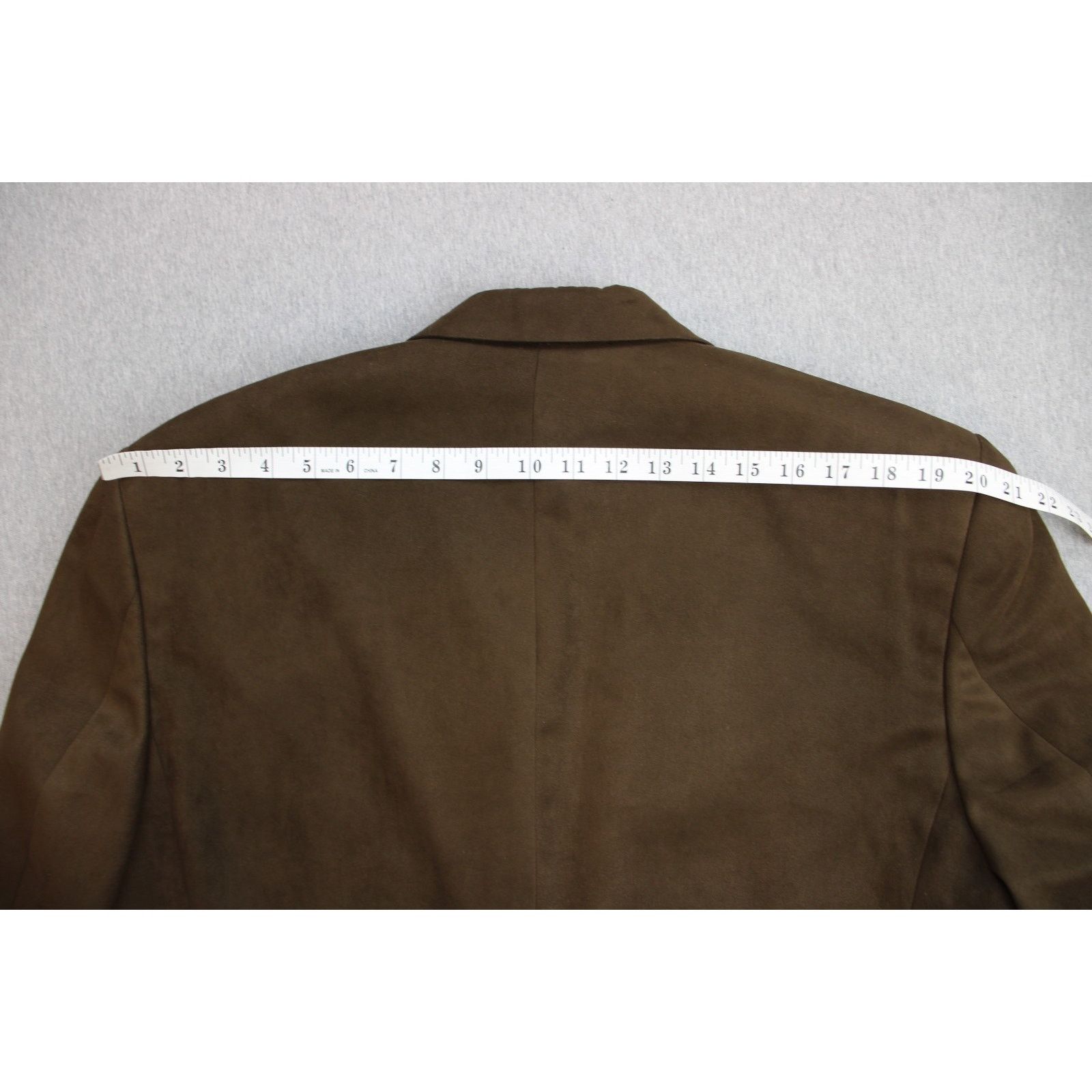 Lauren Ralph Lauren Ralph Lauren Blazer Mens 42L Brown Microfiber Faux-Suede Size 42L - 10 Thumbnail