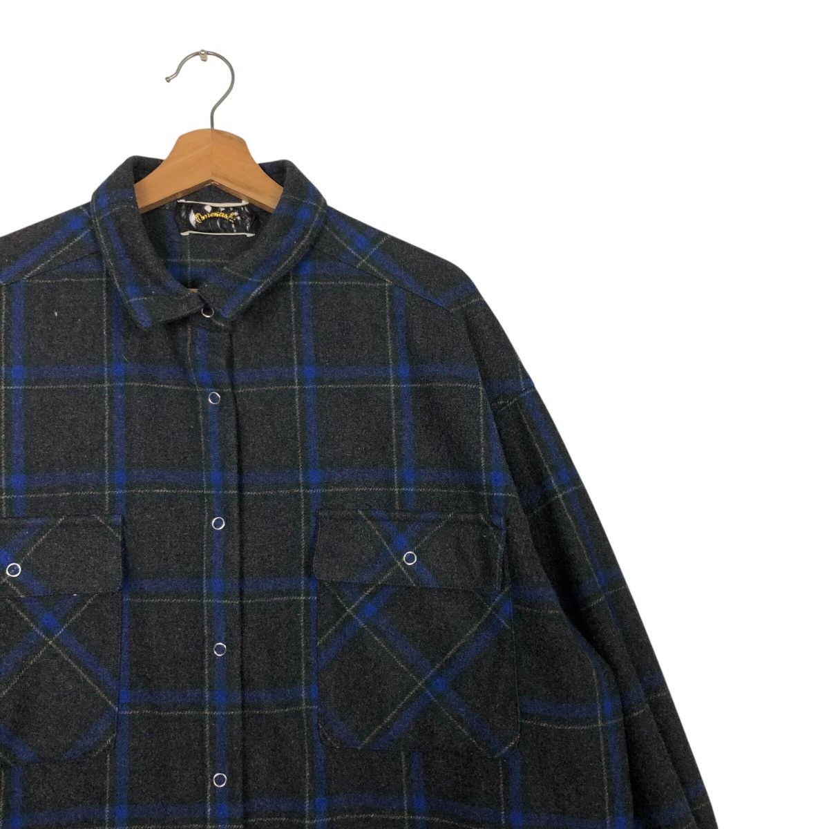 Japanese Brand × Vintage 📌Vintage Chore Worker Flannel Jacket Tartan Issey Miyake Size US M / EU 48-50 / 2 - 7 Thumbnail