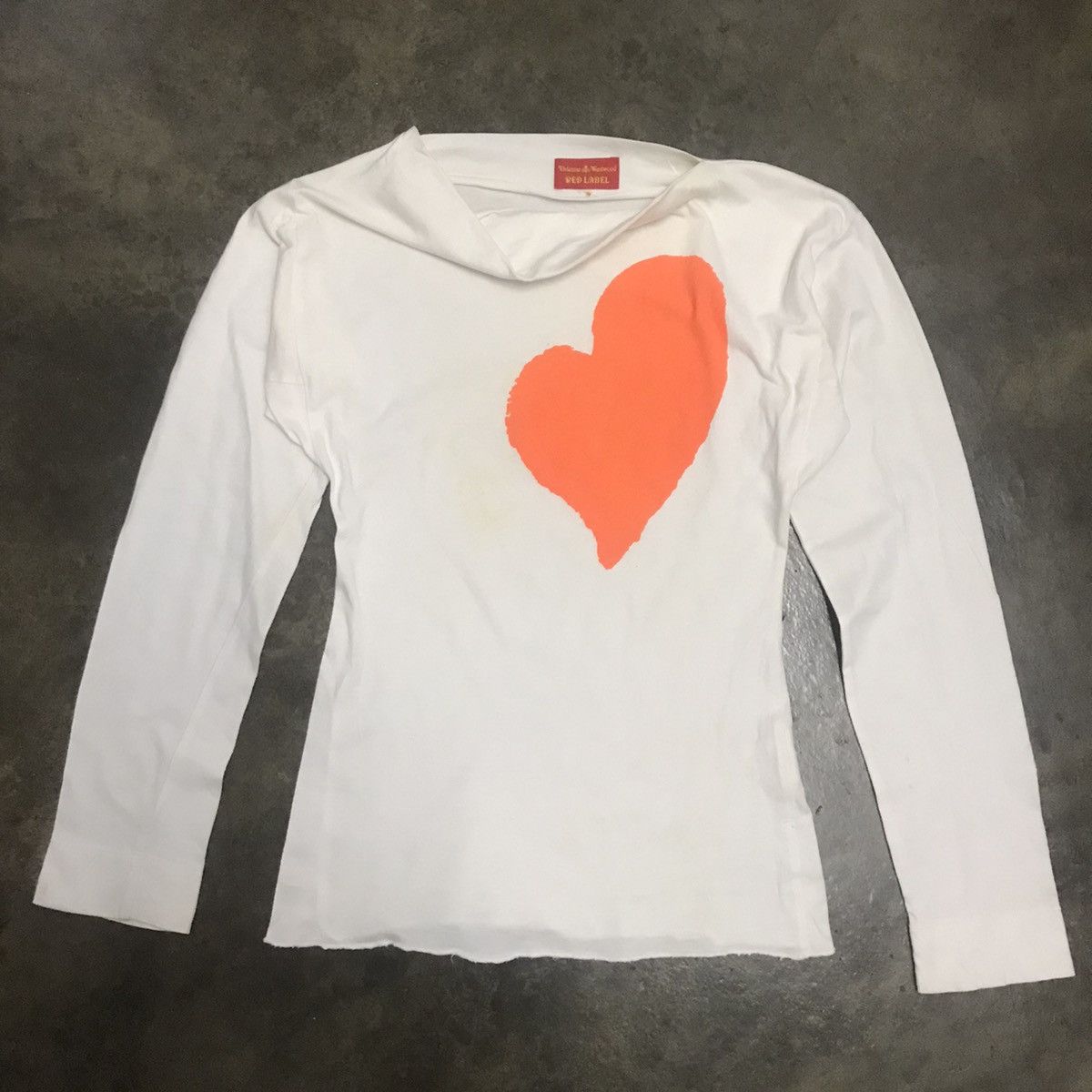 Vivienne Westwood VIVIENNE WESTWOOD - ASYMMETRIC LONG SLEEVE T-SHIRT Size S / US 4 / IT 40 - 1 Thumbnail