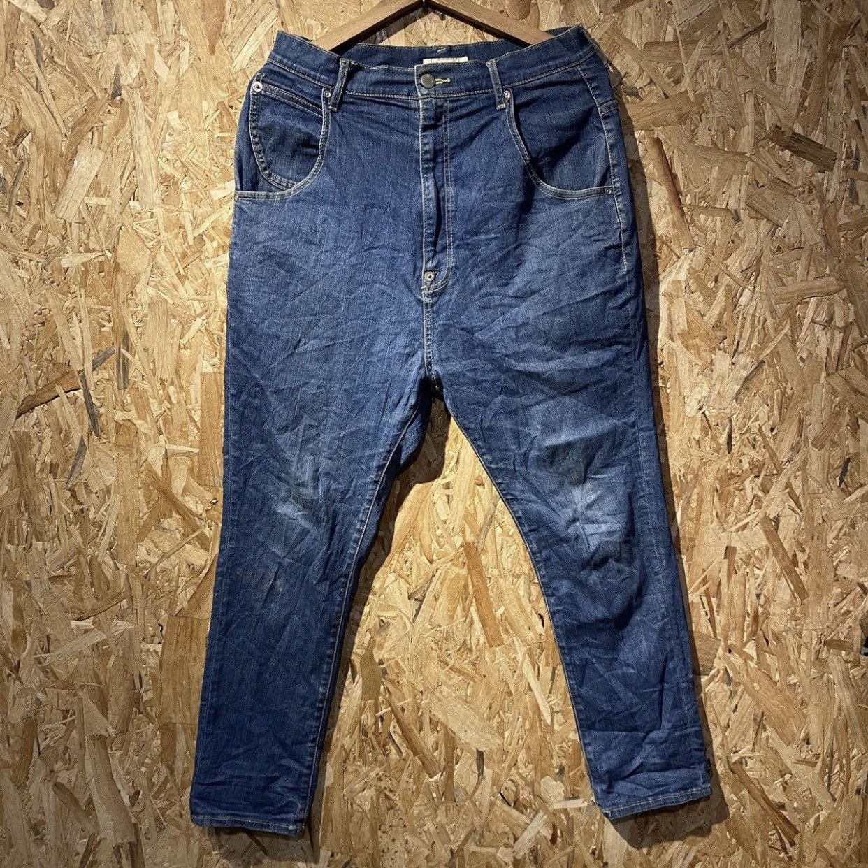 Designer × Issey Miyake × Japanese Brand Issey Miyake Ne-Net Buckle Back Jeans Size US 32 / EU 48 - 2 Thumbnail