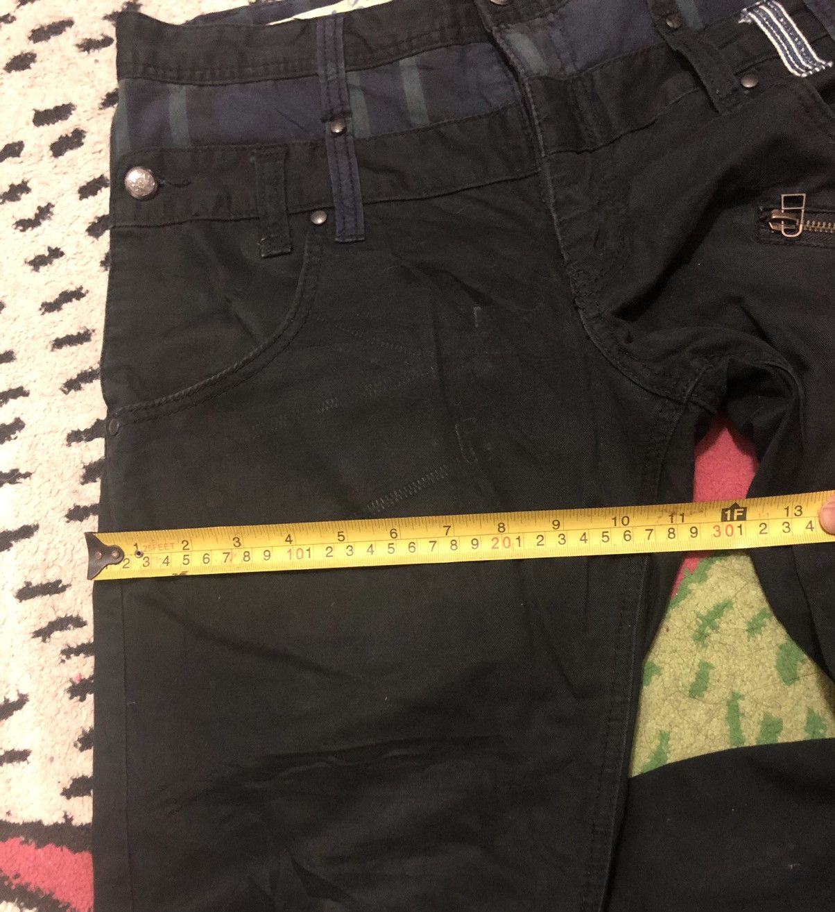 Japanese Brand 🔥 Vintage JACK SERIKA Double Waist Jeans Size US 32 / EU 48 - 17 Thumbnail
