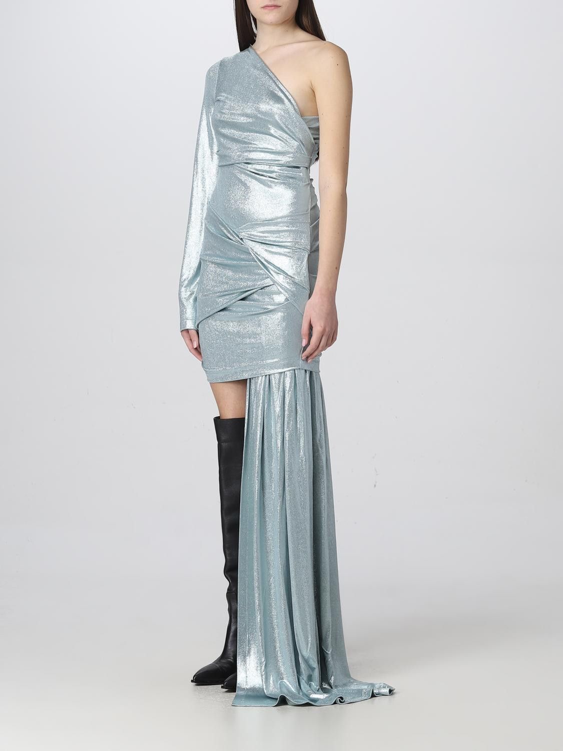 Off-White o1y1225 Mini Dress in Sky Blue Size M / US 6-8 / IT 42-44 - 3 Thumbnail