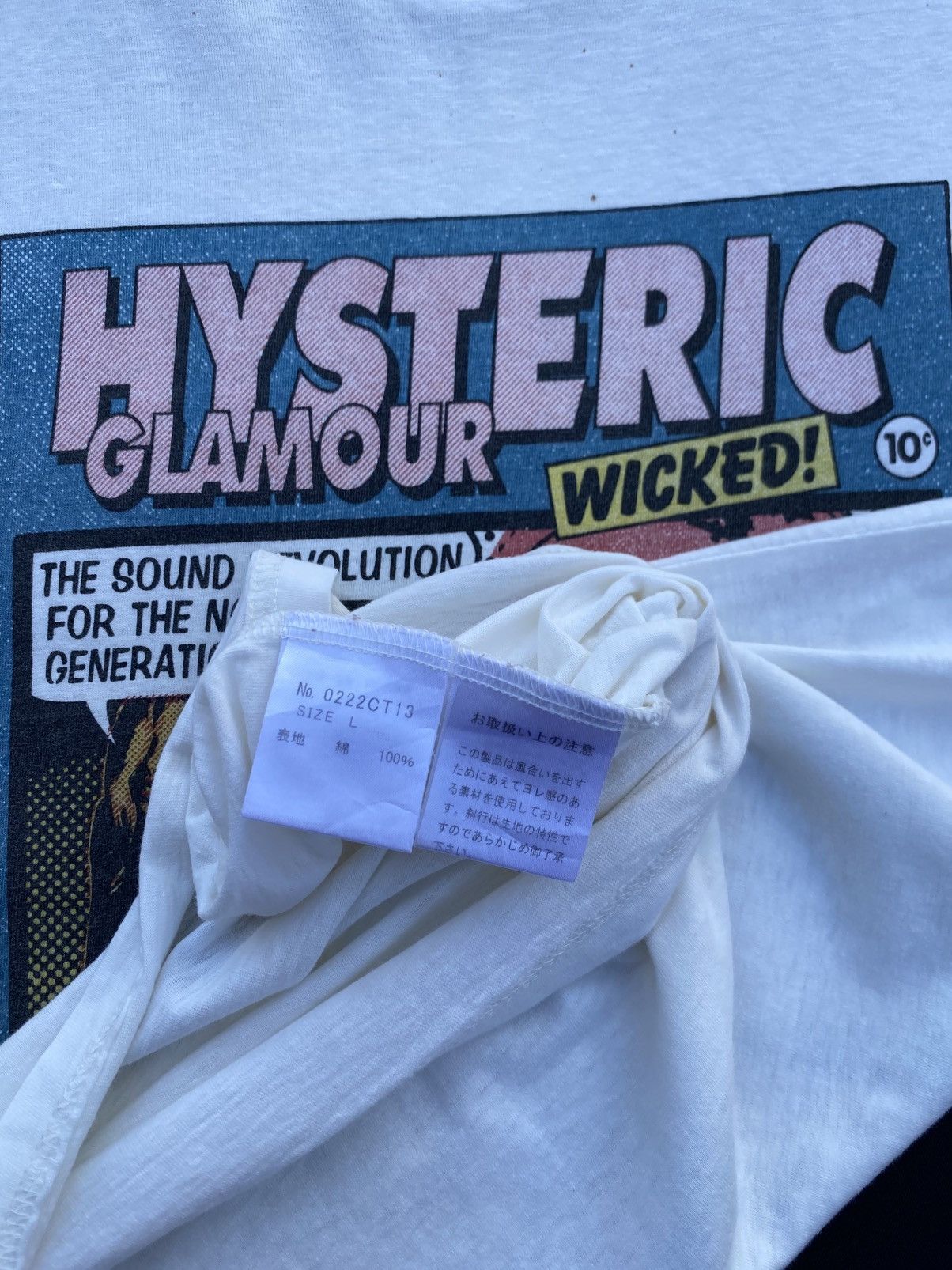 Hysteric Glamour Rare Vintage Hysteric Glamour Sexy Women Wicked Tshirt Size US M / EU 48-50 / 2 - 14 Thumbnail