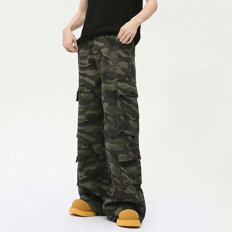 Jean Streetwear Camouflage Multi-Pockets Baggy Jeans Size US 32 / EU 48 - 3 Thumbnail
