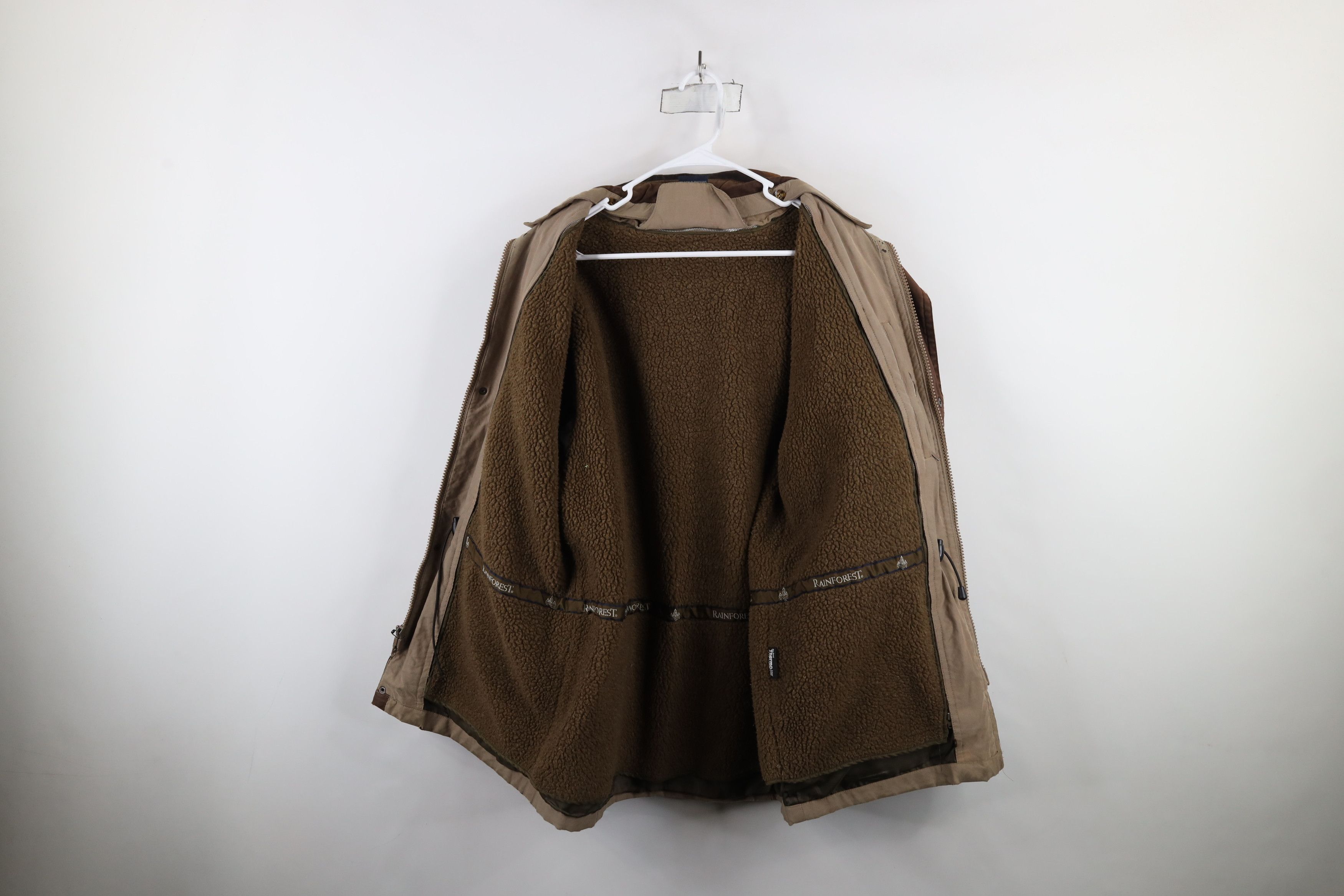 Vintage Vintage 90s Streetwear Deep Pile Fleece Lined Parka Jacket Size US M / EU 48-50 / 2 - 9 Thumbnail