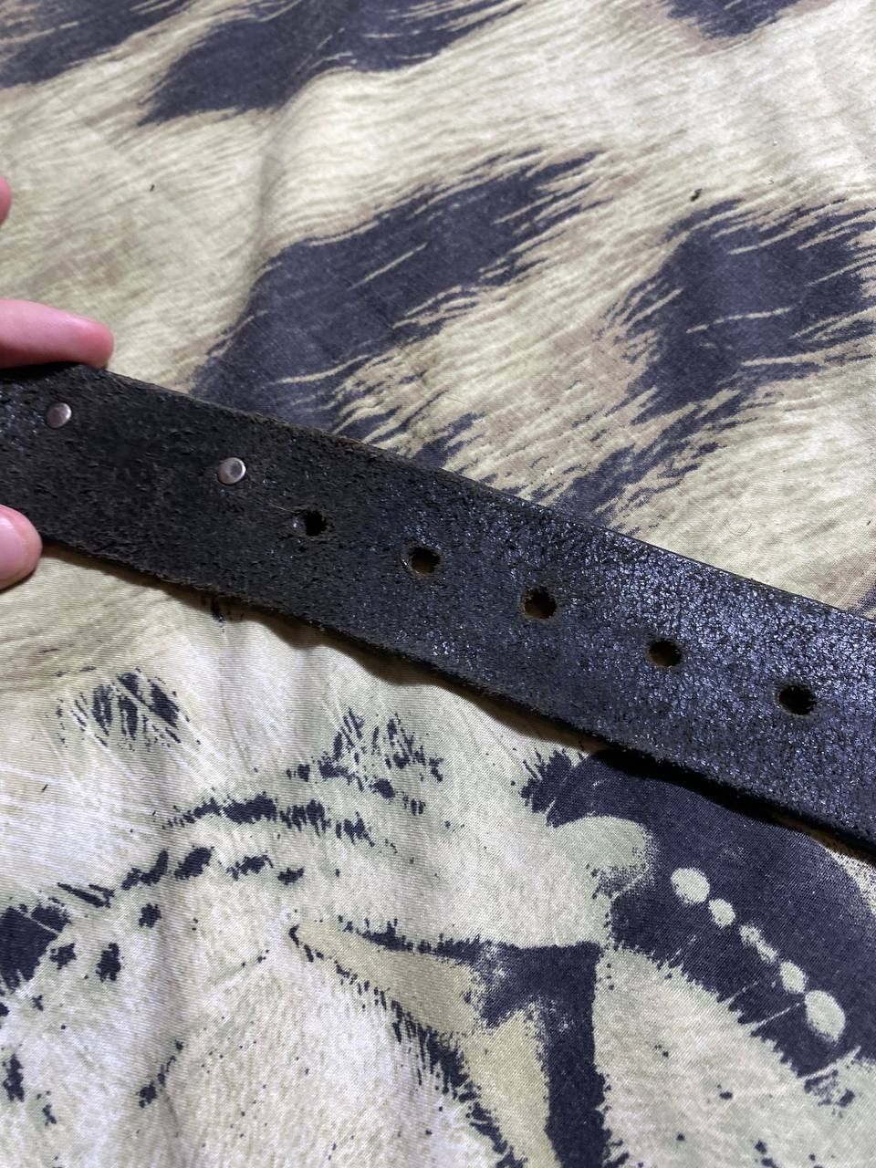 Diesel × Japanese Brand × Vintage Leather Belt Diesel Y2K Size ONE SIZE - 6 Thumbnail